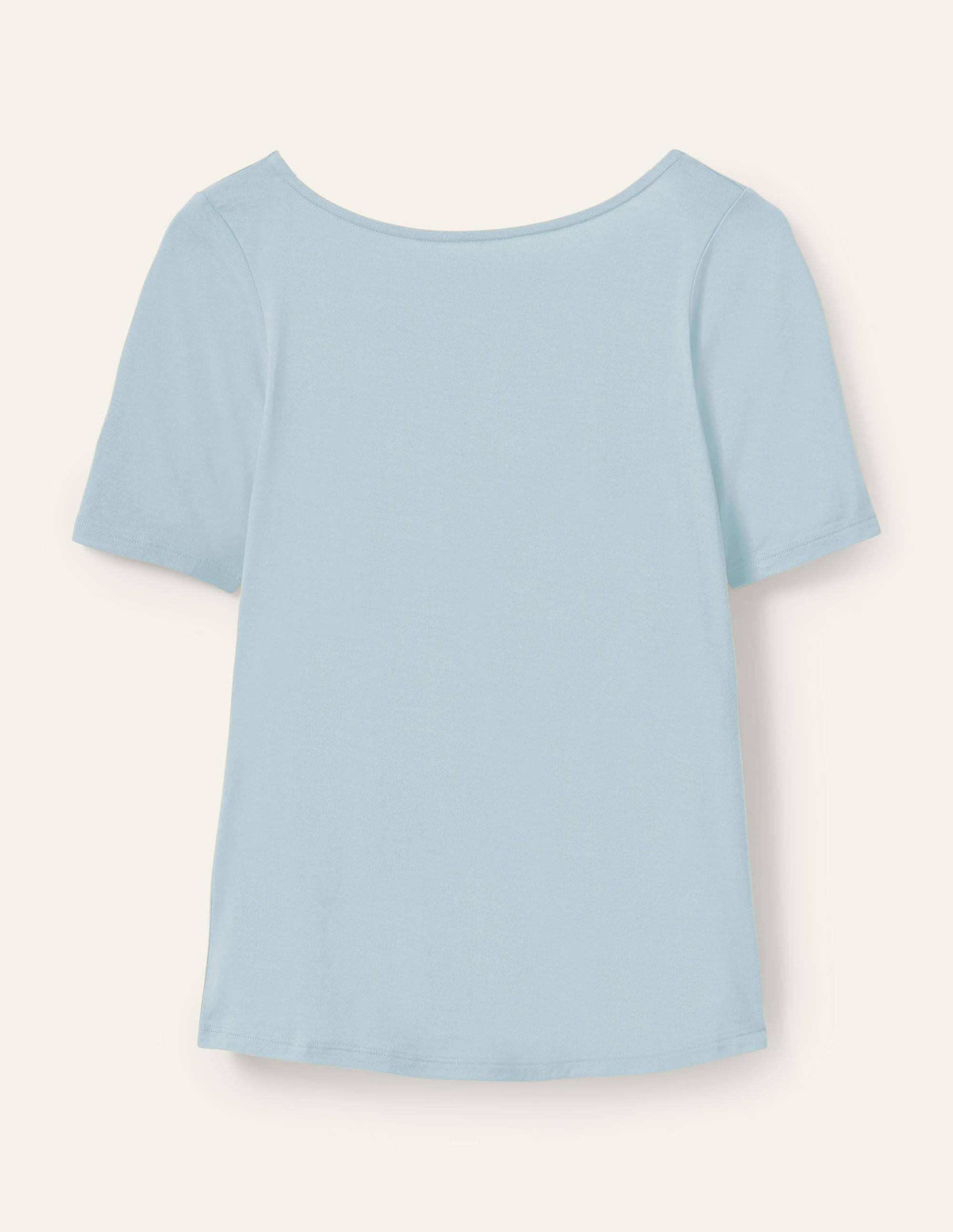Supersoft Scoop Back T-Shirt-Dawn Sky - Image 5