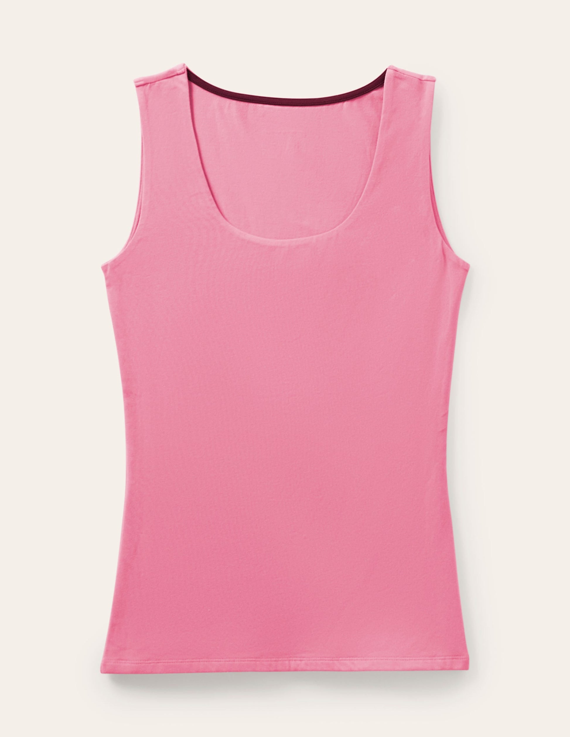Double Layer Front Vest-Posy Pink-5
