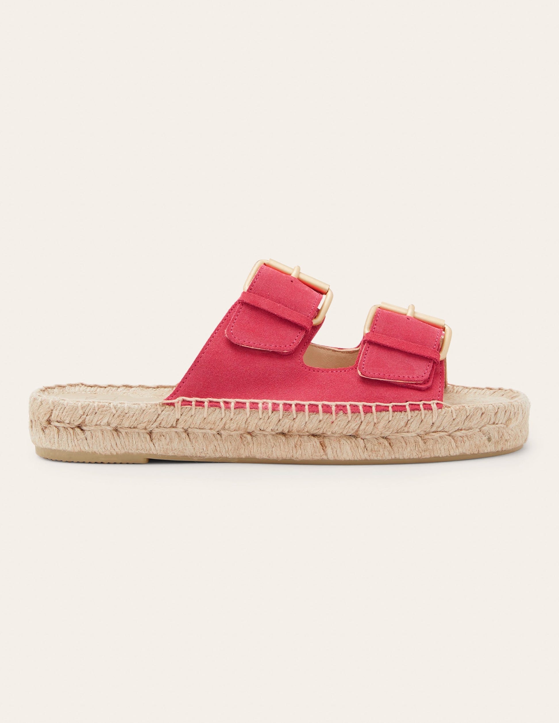 Buckle Espadrille Sandals-Rambling Rose-2