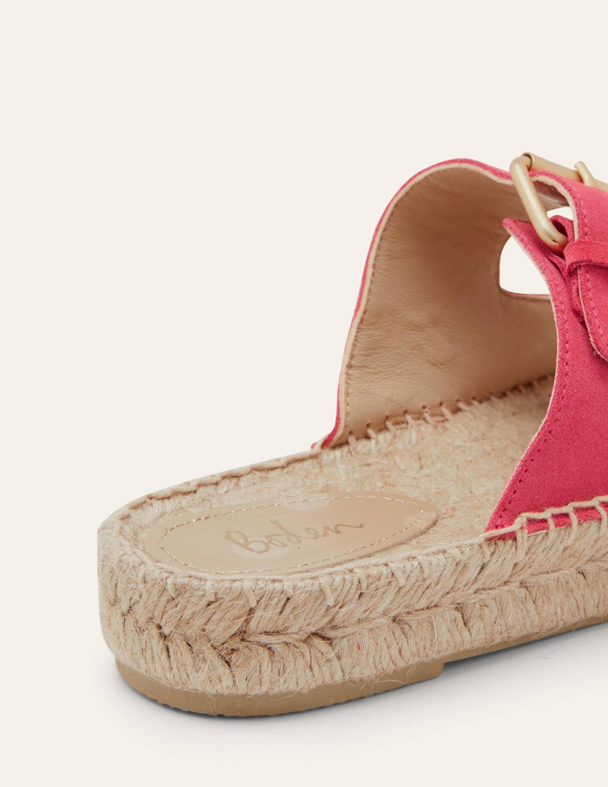 Buckle Espadrille Sandals-Rambling Rose-3