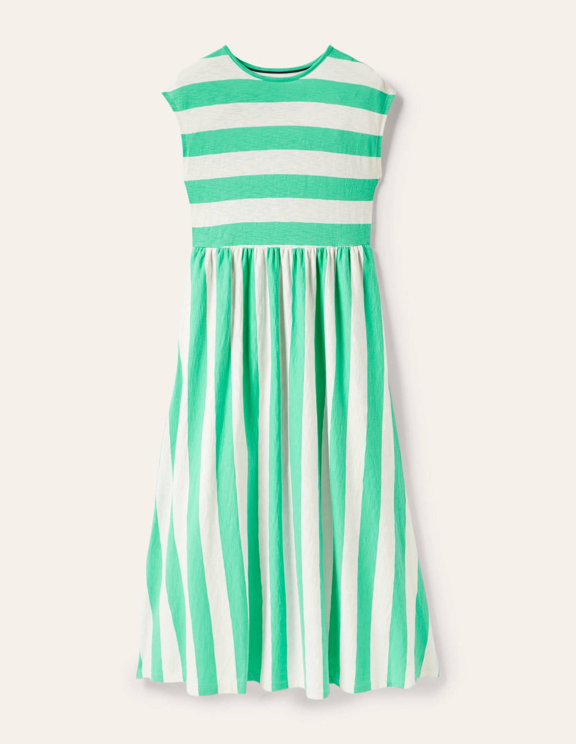Easy T-Shirt Midi Dress-Gumdrop Stripe - Image 5
