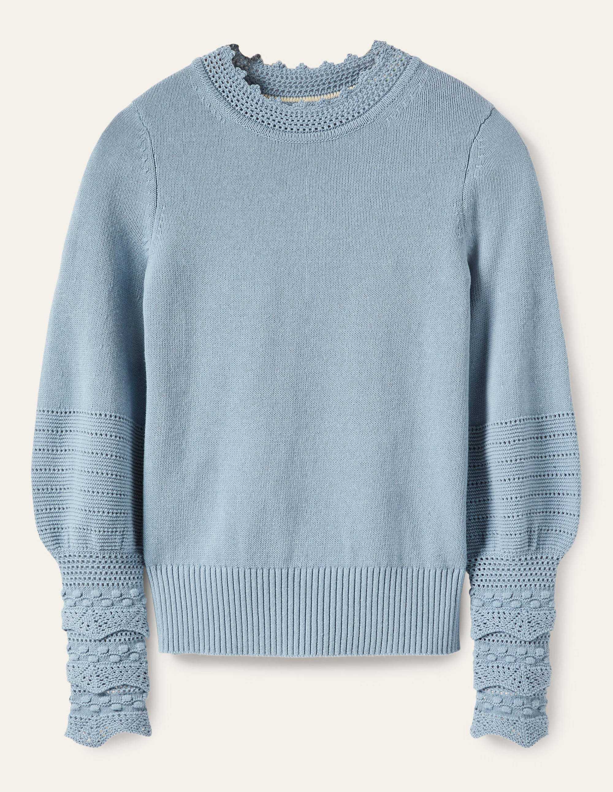 Sleeve Detail Knitted Jumper-Mountain Spring - Image 6