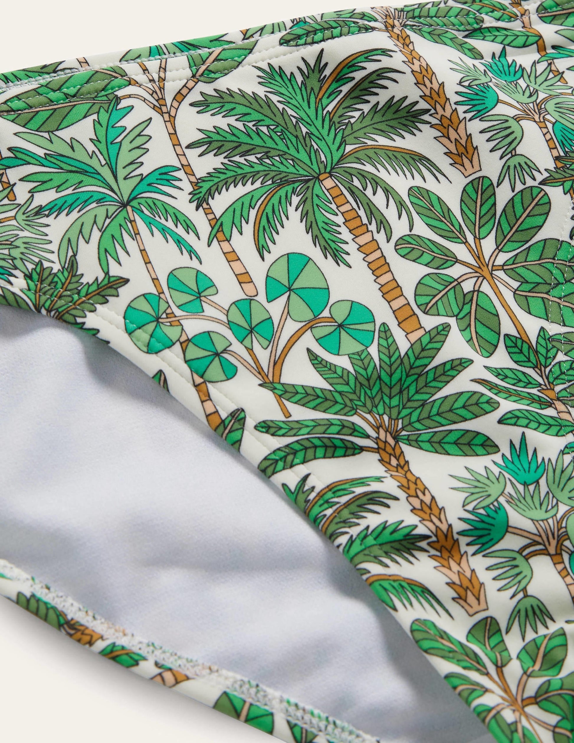 Classic Bikini Bottoms-Ivory, Palm Forest-5