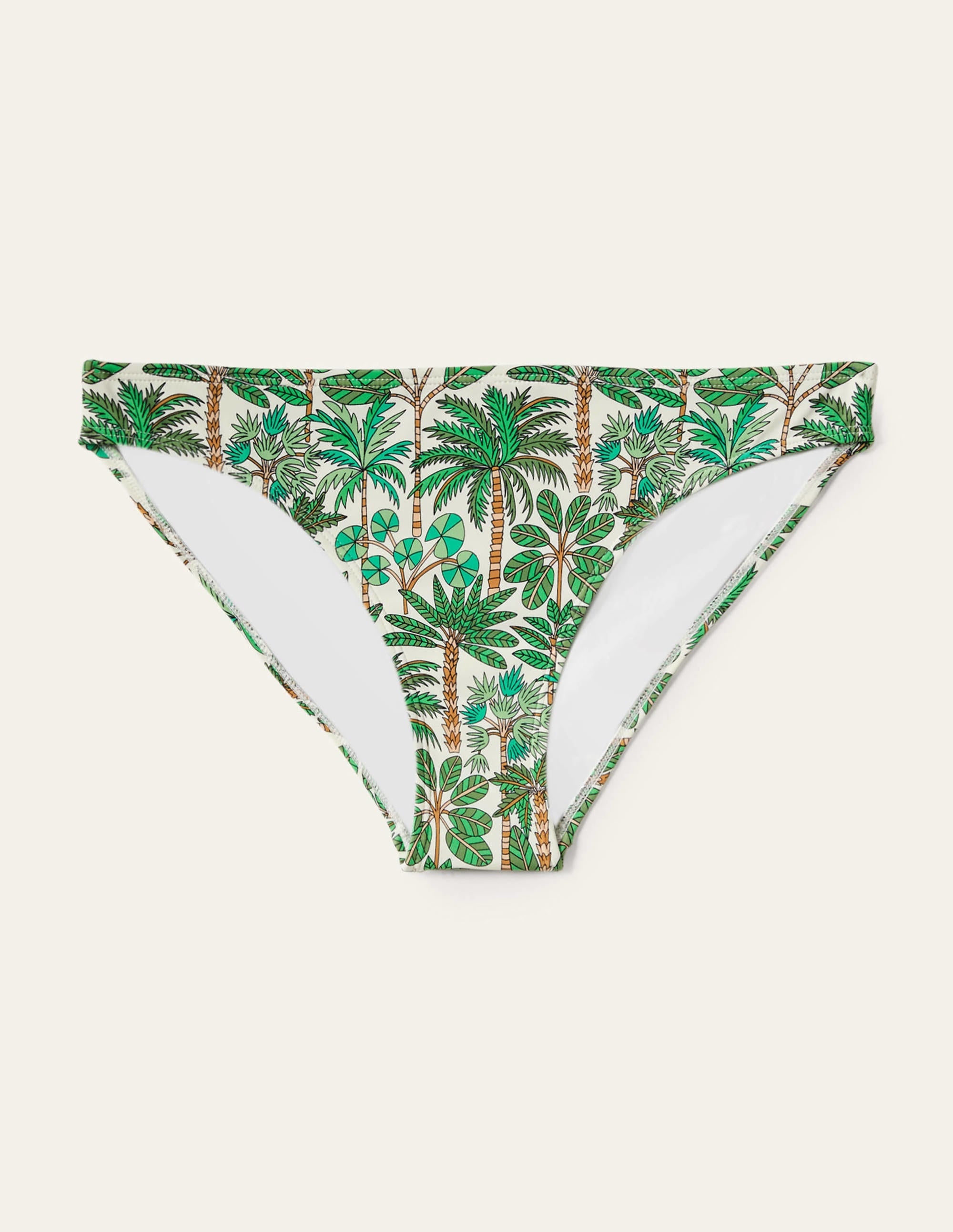 Classic Bikini Bottoms-Ivory, Palm Forest - Image 6