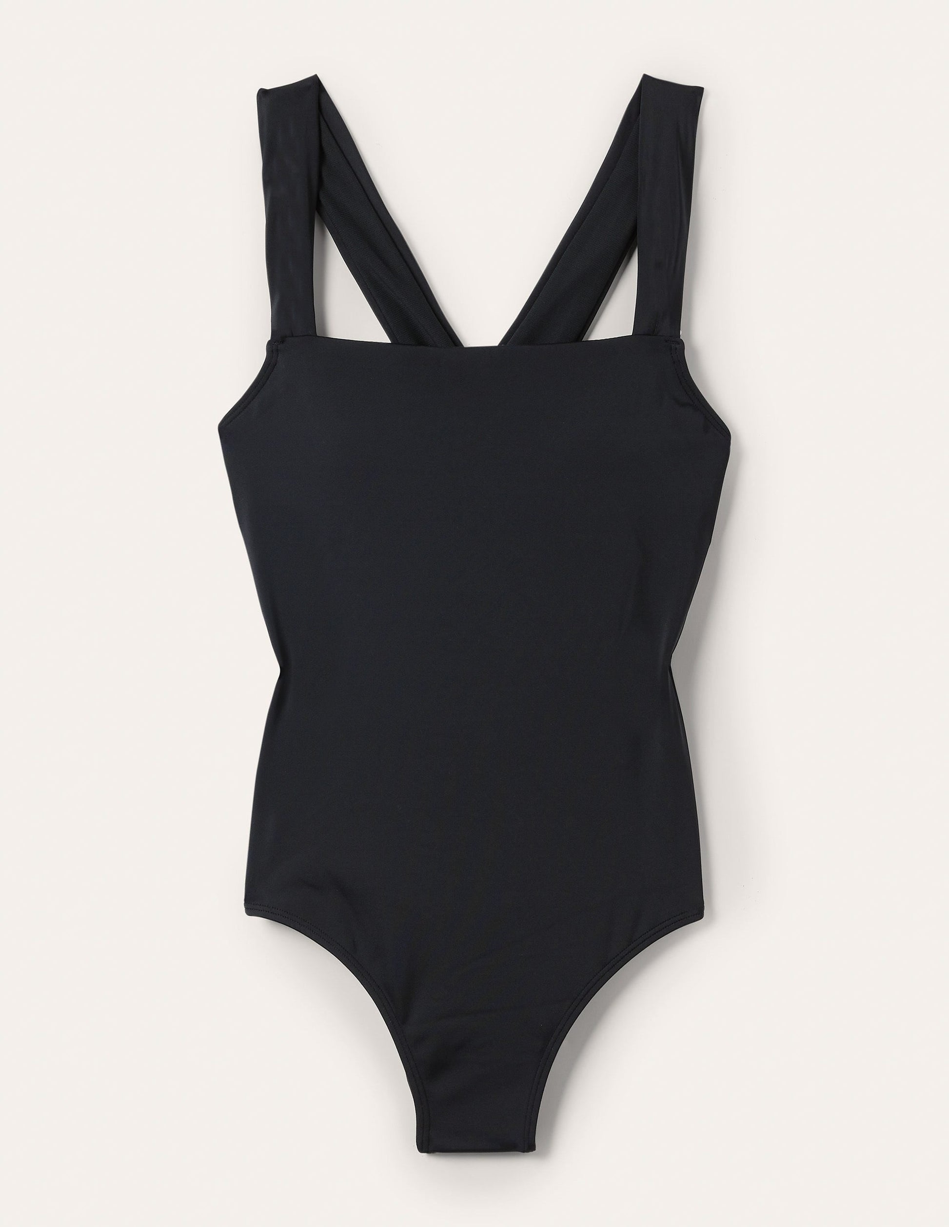 Cross Strap Swimsuit-Black-8