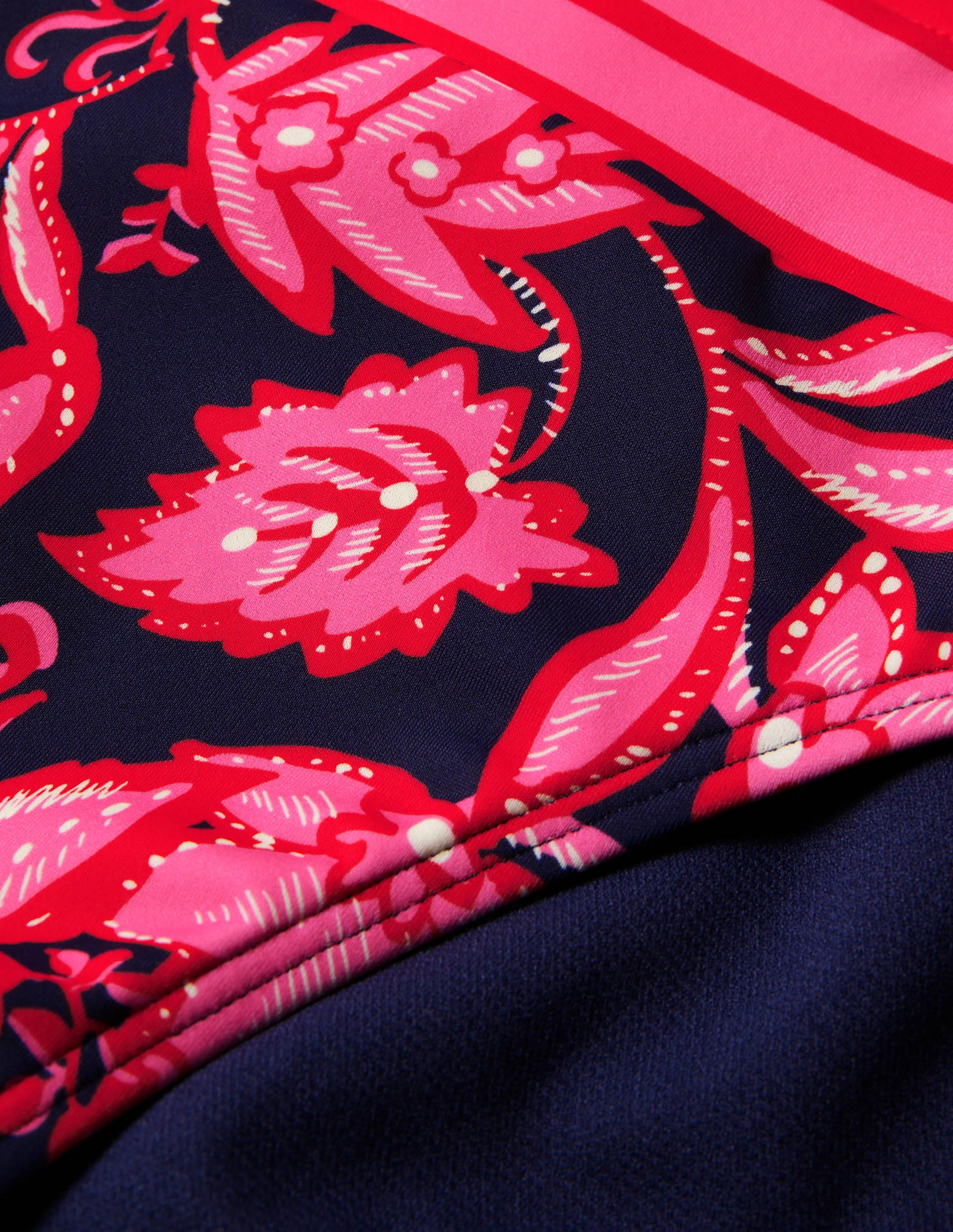 Ithaca Panel Bikini Bottoms-French Navy, Wild Flora - Image 5