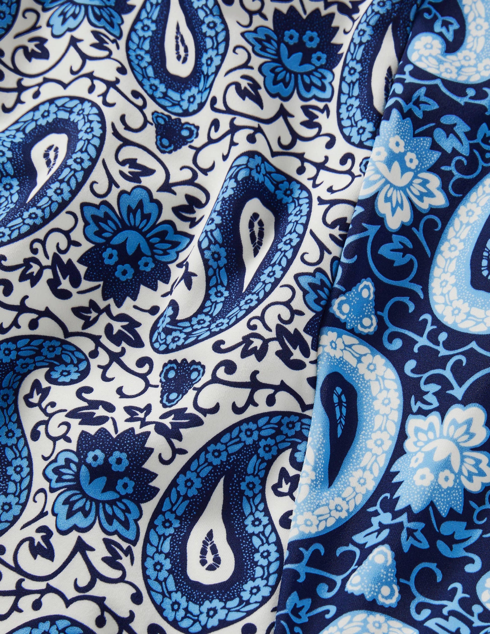 Panelled Bandeau Swimsuit-Hyacinth, Enchanting Paisley-6