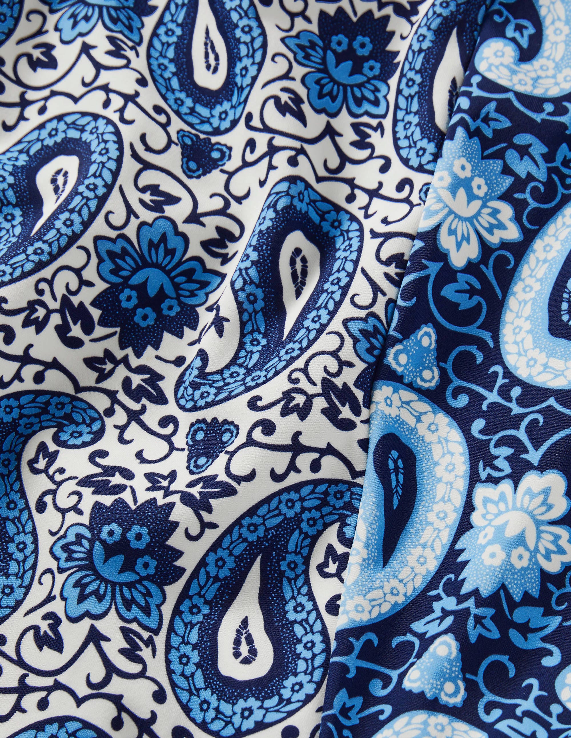 Panelled Bandeau Swimsuit-Hyacinth, Enchanting Paisley - Image 6