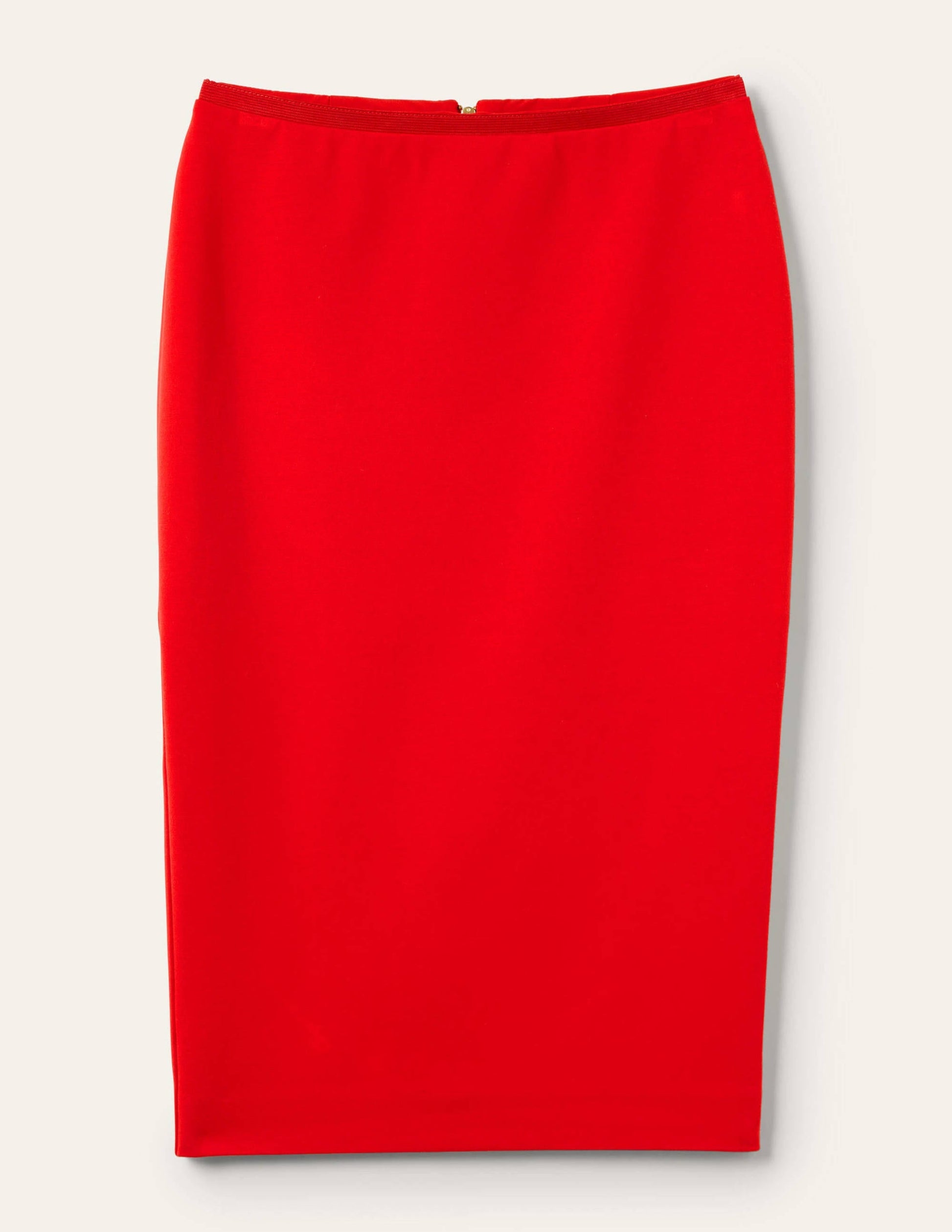 Hampshire Ponte Skirt-Red-5
