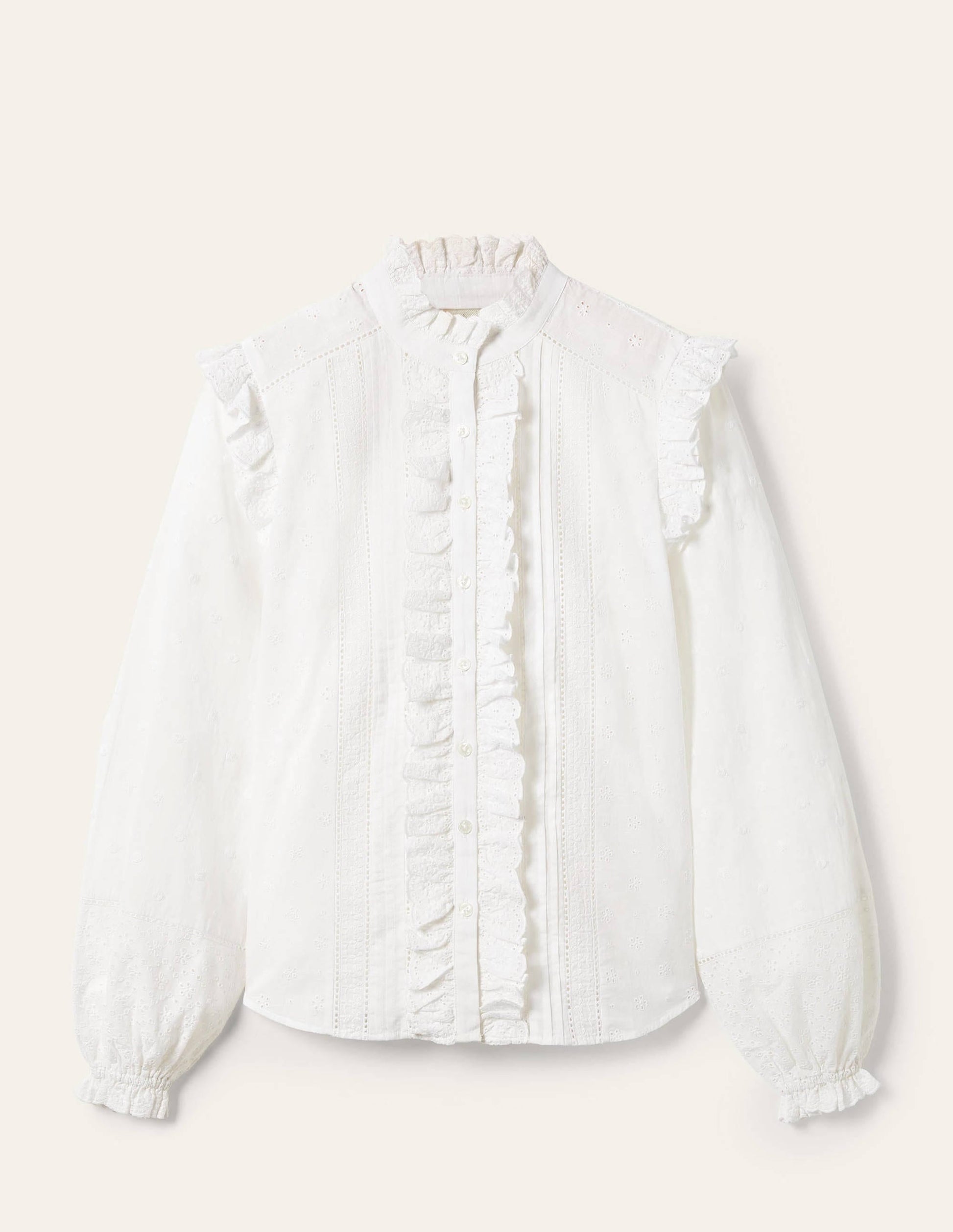 Iris Broderie Shirt-White-6