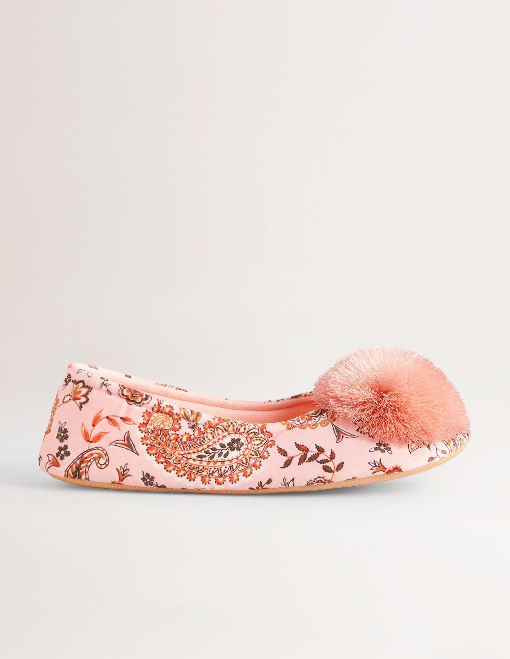 Pompom Slipper-Paisley-1