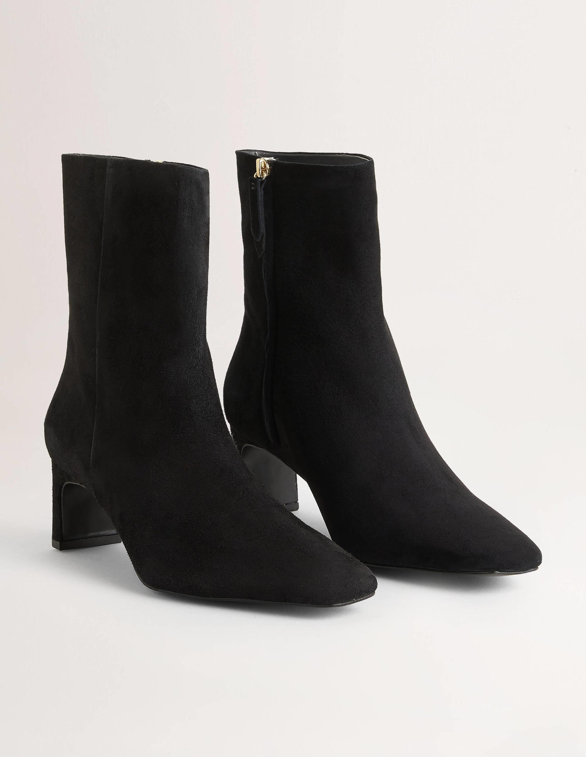 Straight Ankle Boots-Black - Image 2