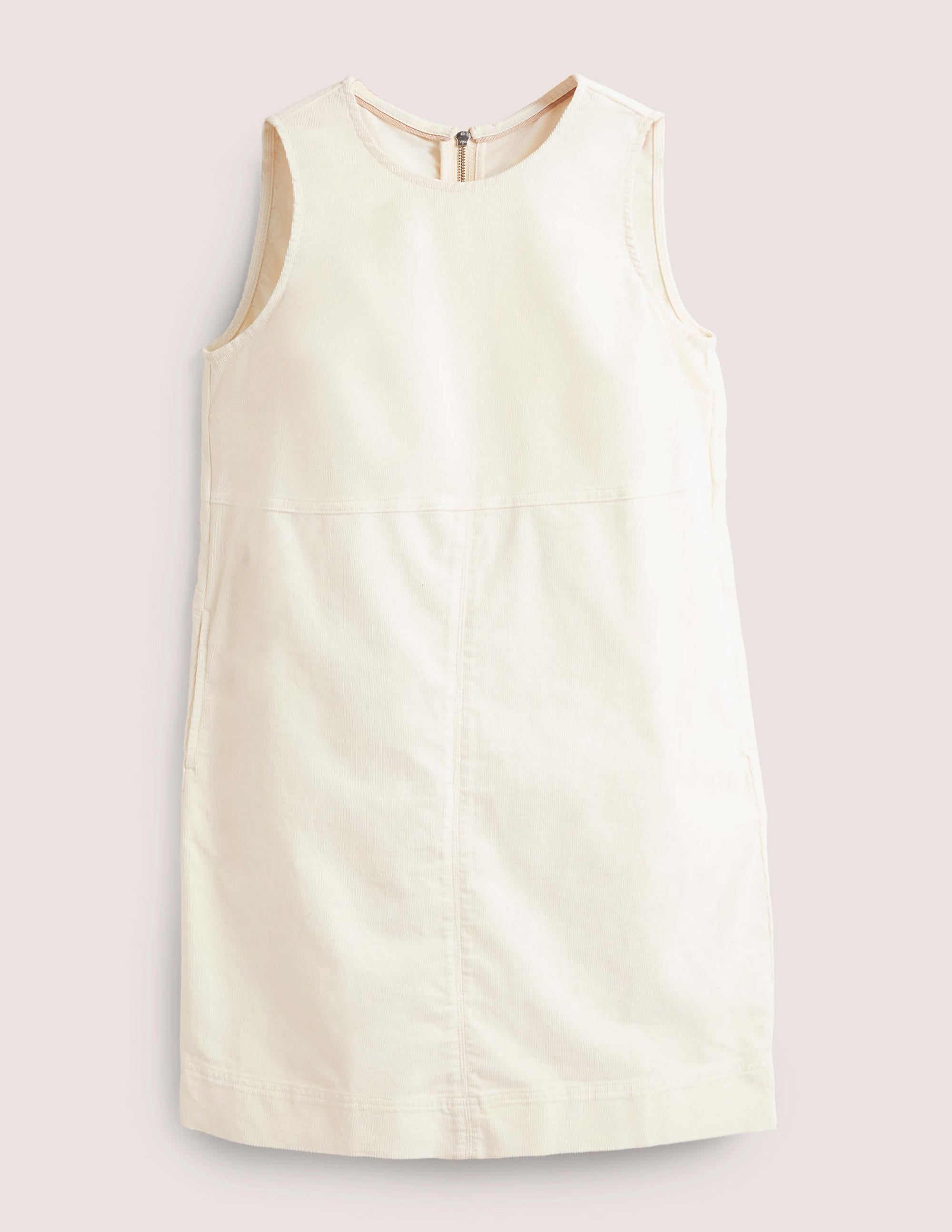 Evie Cord Shift Dress-Ecru - Image 6