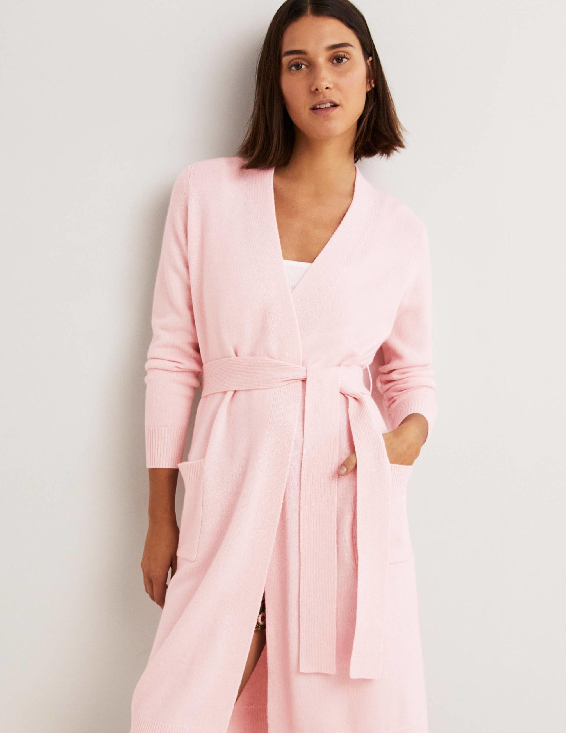 Cashmere Robe-Boto Pink-4