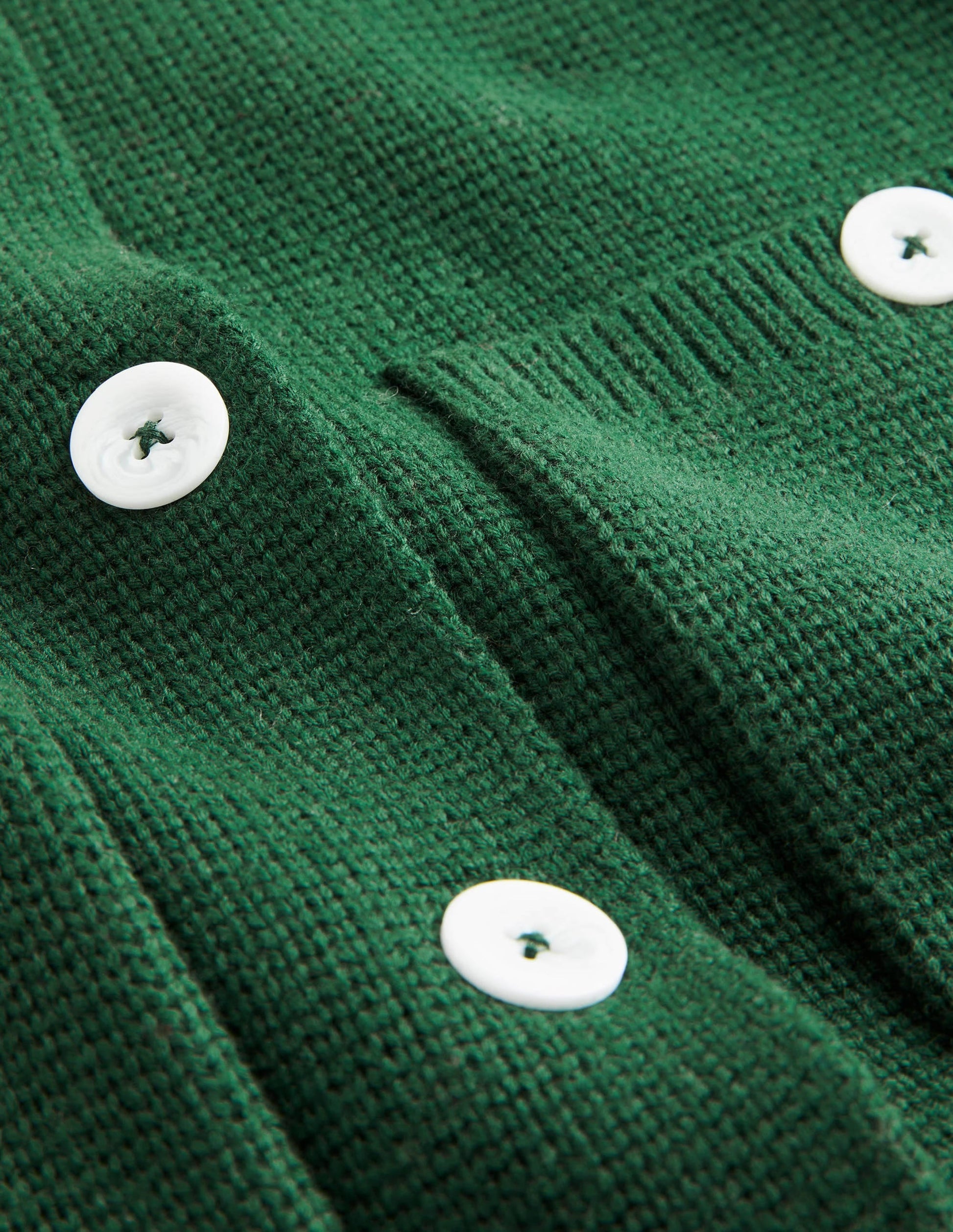 Wool Blend Cardigan-Hunter Green-7