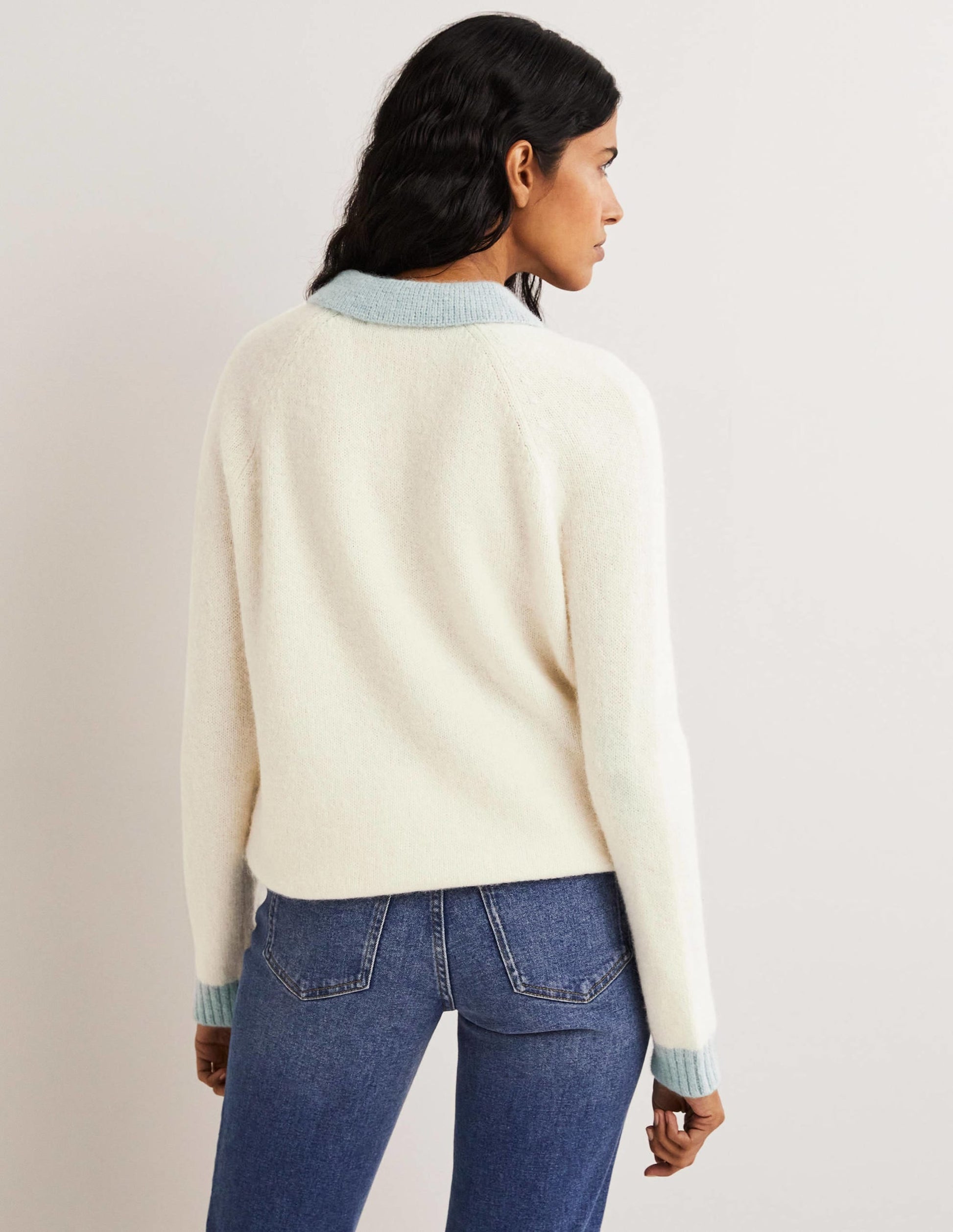 Fluffy Henley Jumper-Ivory, Surf-3
