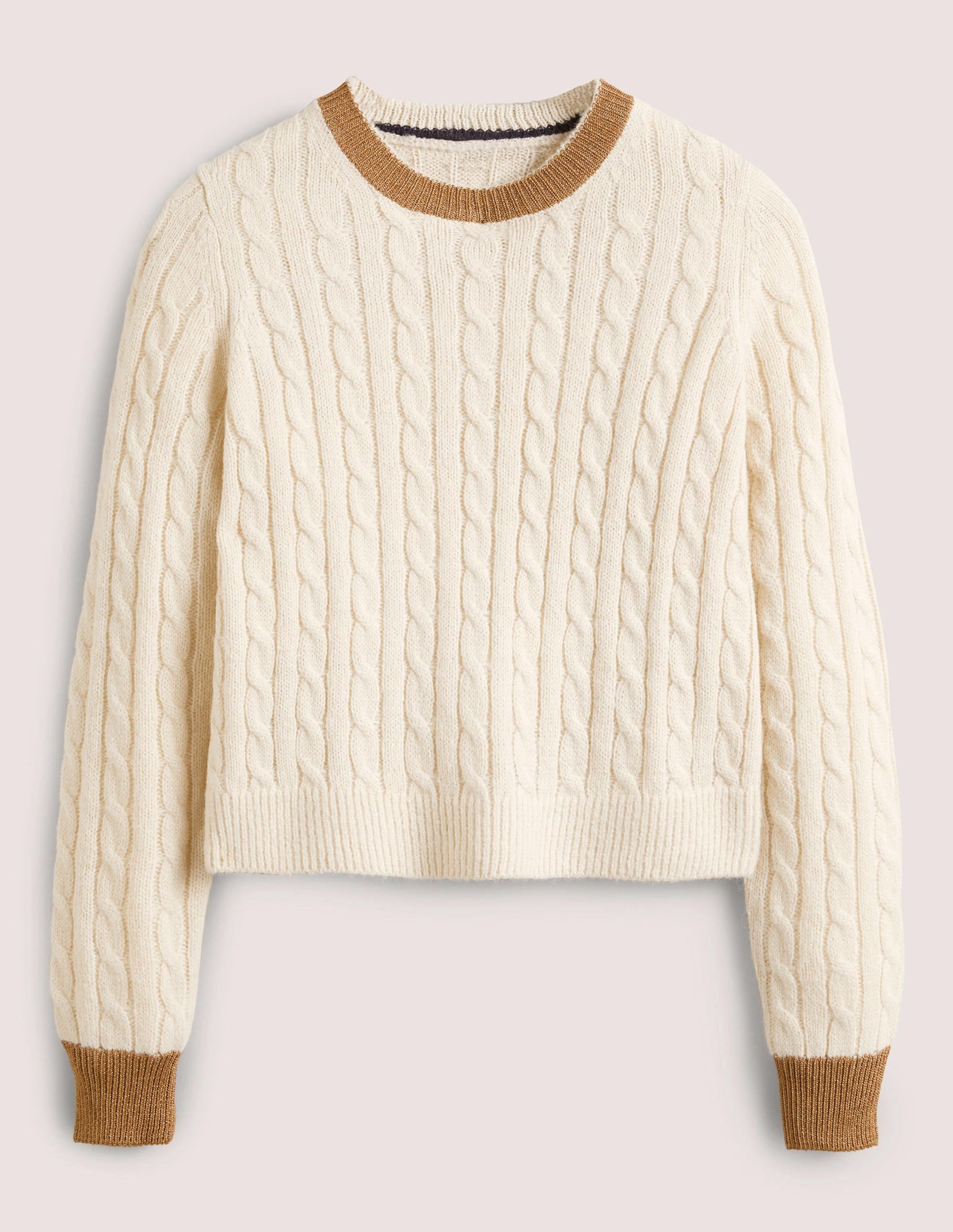 Fluffy Cable Sparkle Jumper-Rope, Gold Sparkle - Image 7