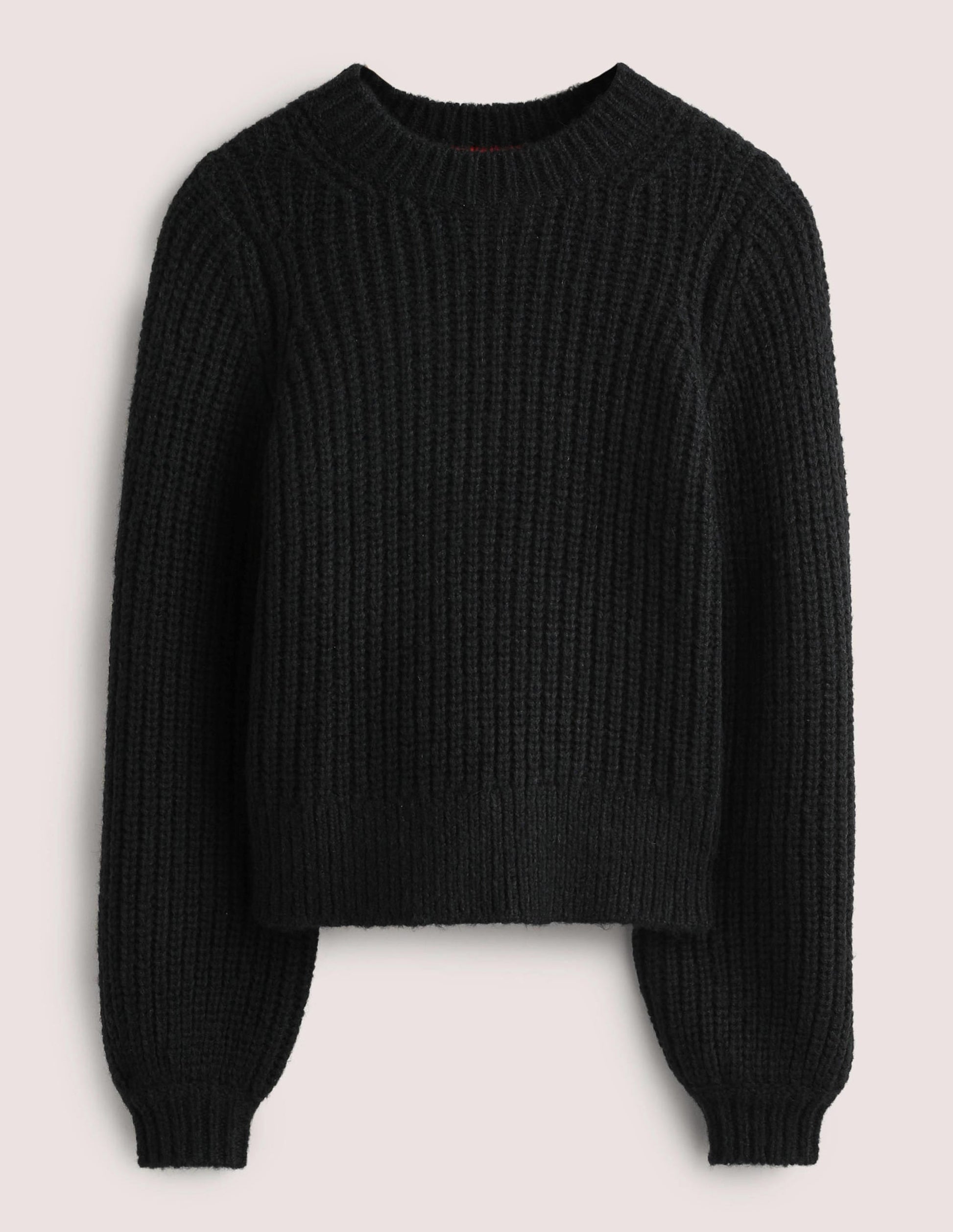 Chunky Ribbed Jumper-Black-6