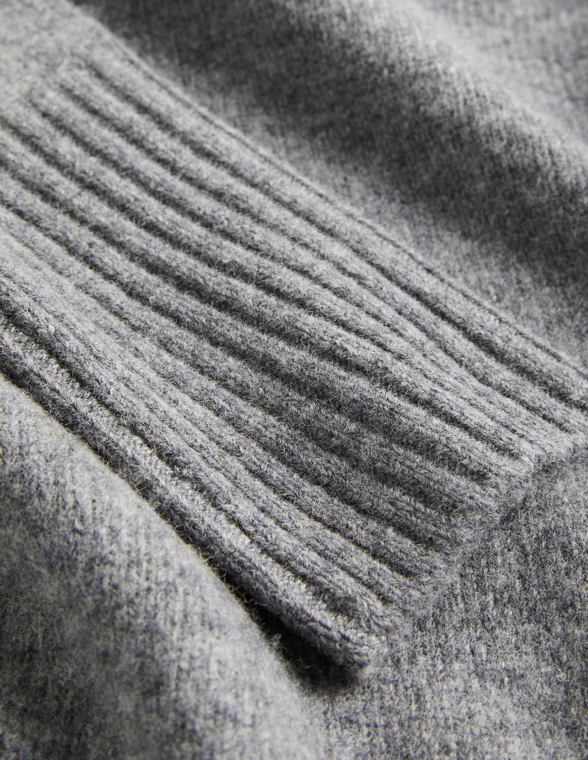 Jessica Oversized Jumper-Light Charcoal Melange-7