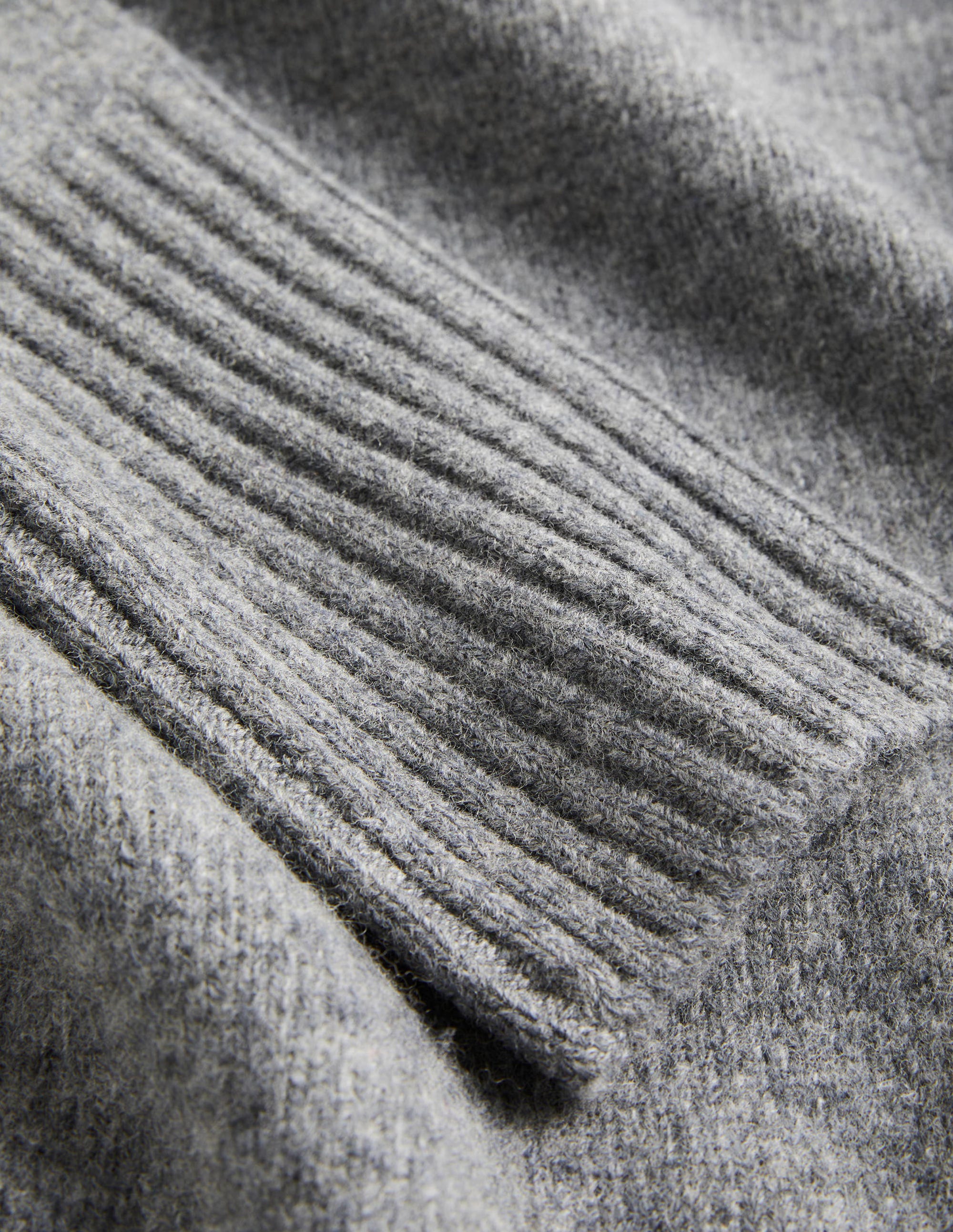 Jessica Oversized Jumper-Light Charcoal Melange - Image 7