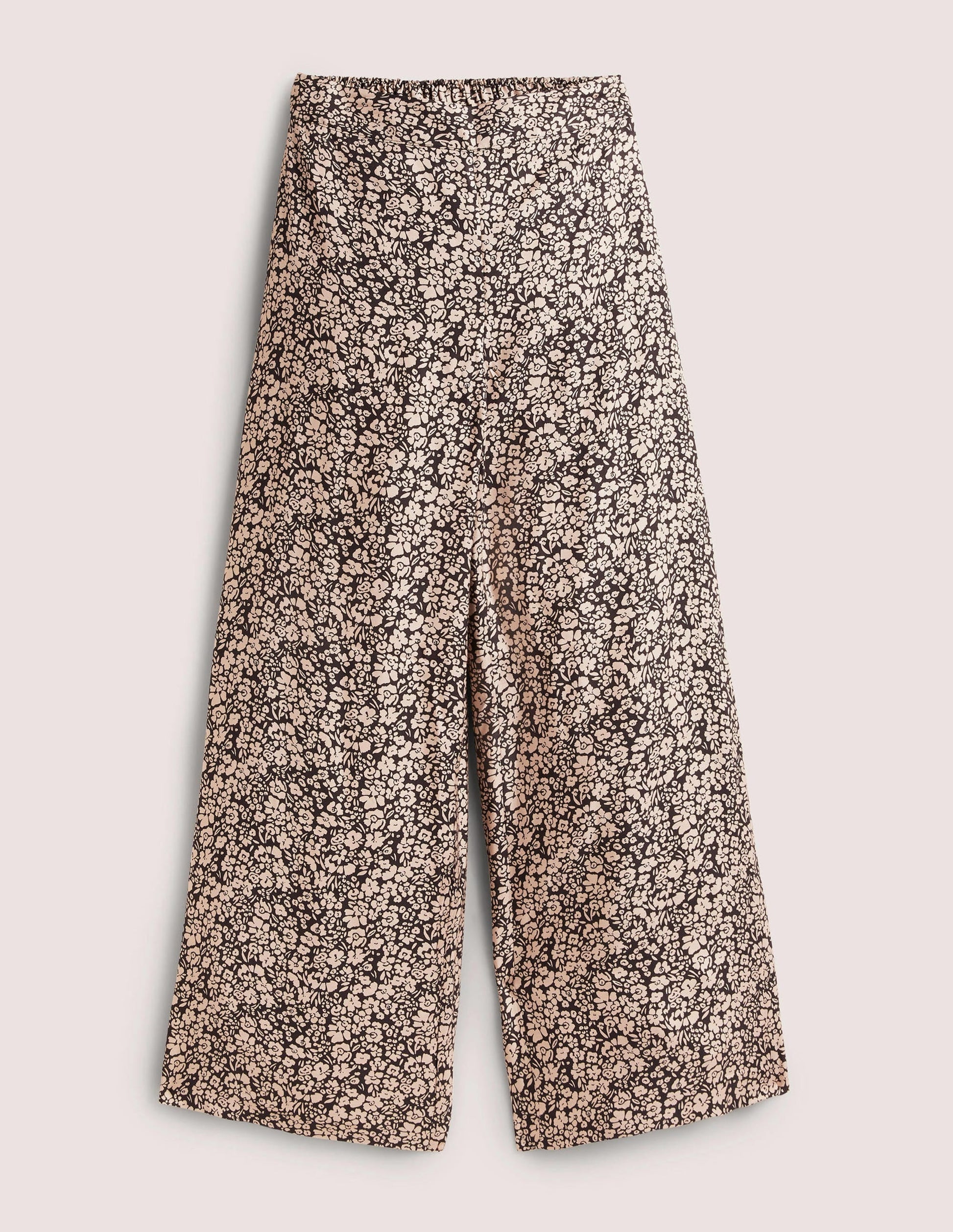 Pull On Fluid Trousers-Rope, Petal Bloom-5