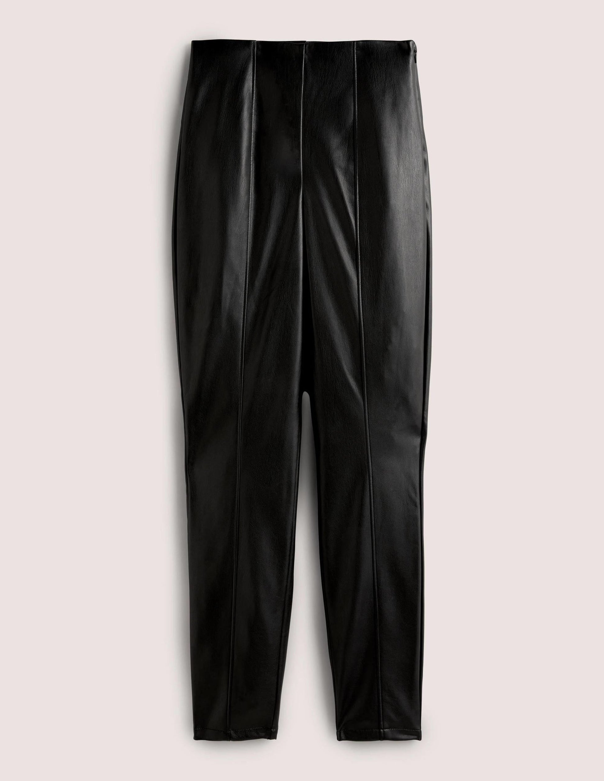 Faux Leather Leggings-Black Faux Leather-5
