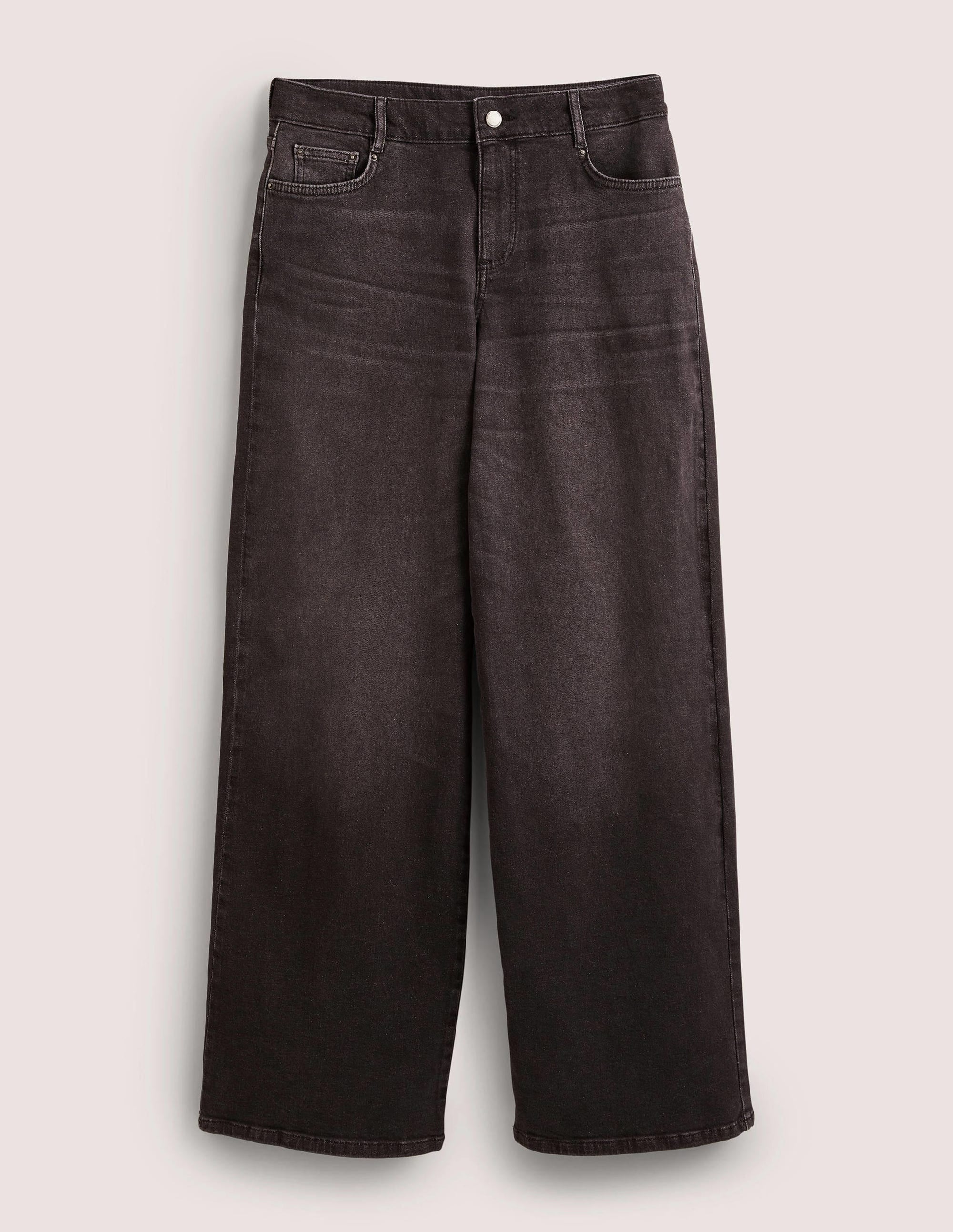 Low Rise Wide Leg Jeans-Black - Image 6