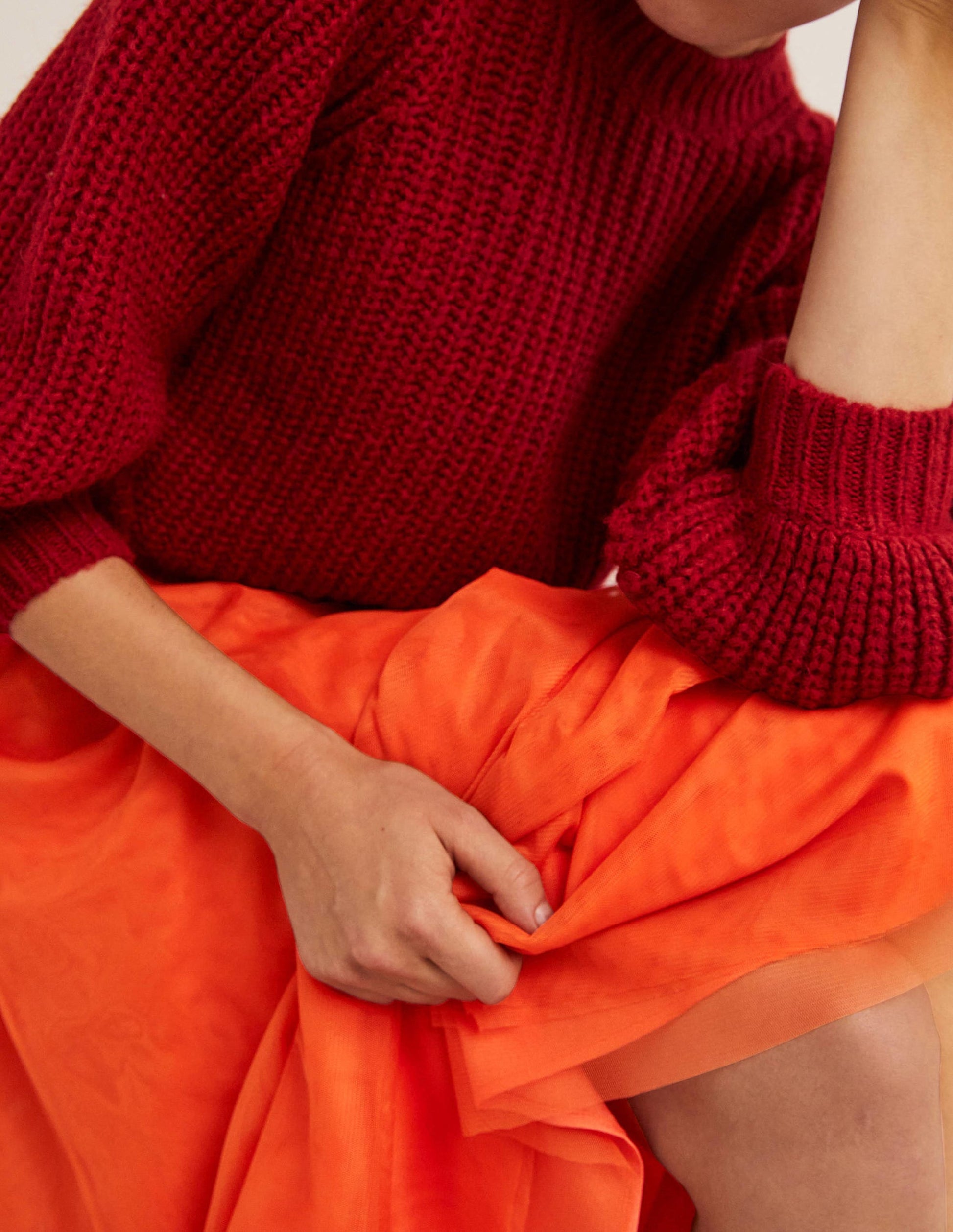 Tulle Full Midi Skirt-Tigerlily-2