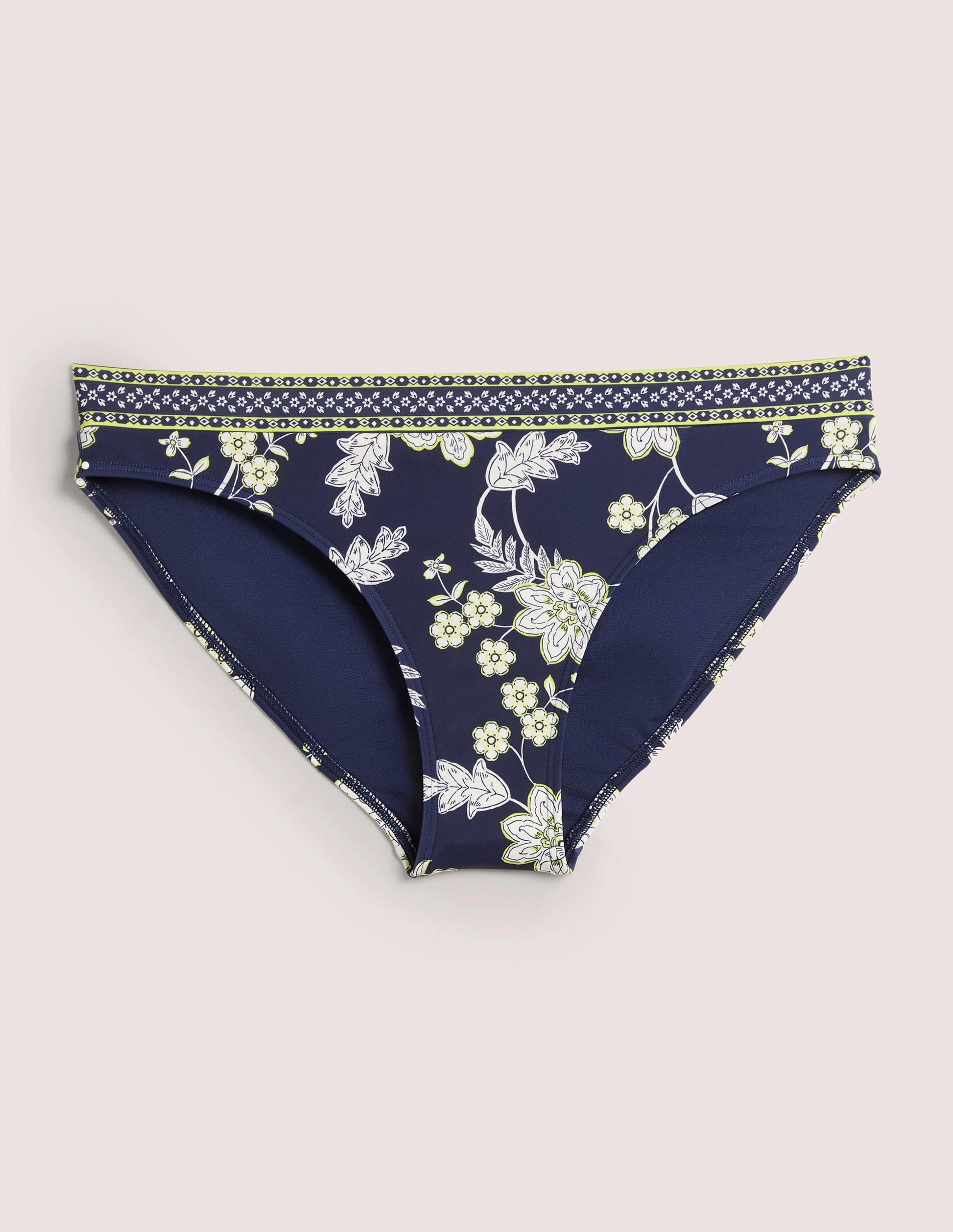 Ithaca Panel Bikini Bottoms-Navy, Chintz Bloom-6