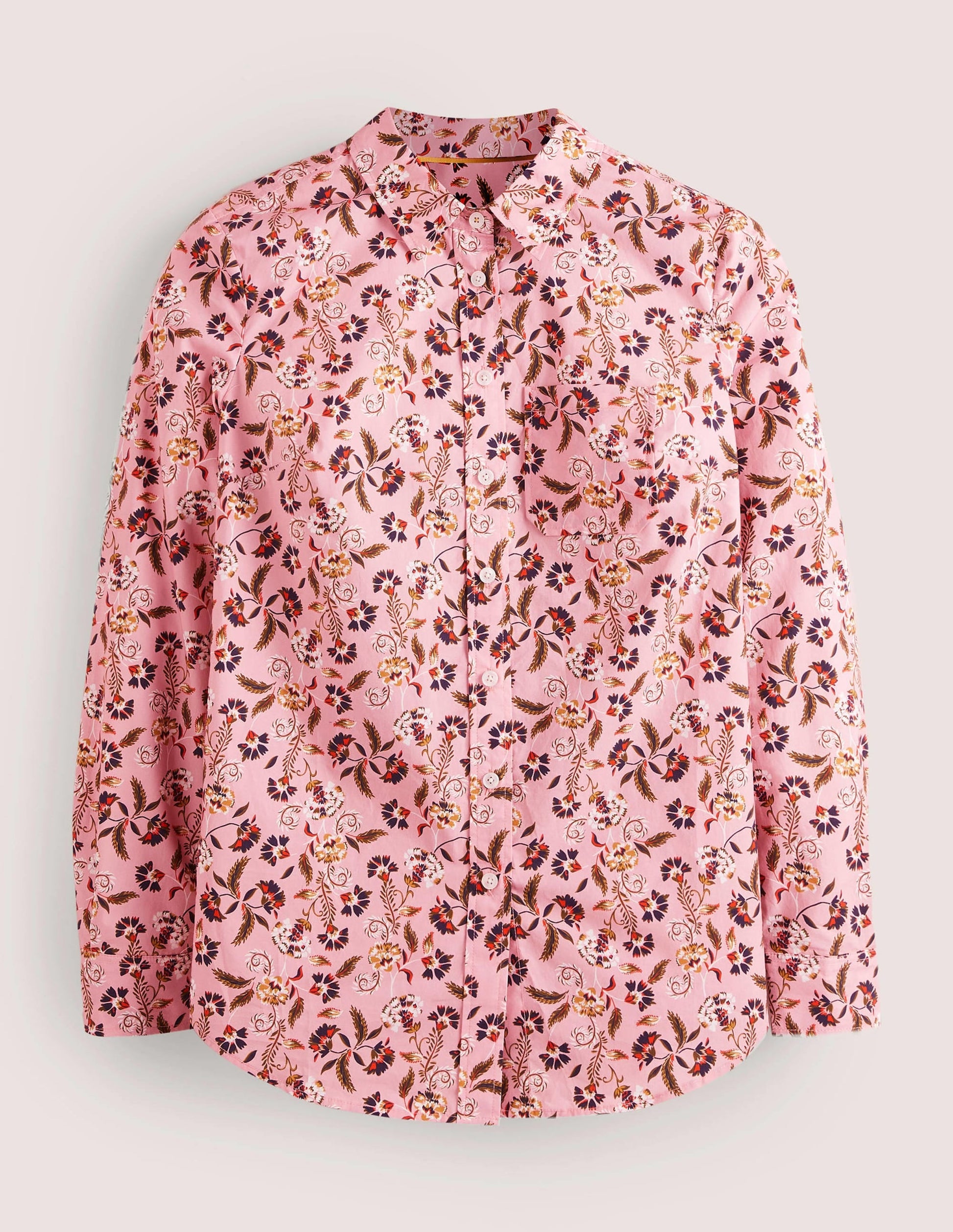 Classic Cotton Shirt-Almond Pink, Blossom Pome-5
