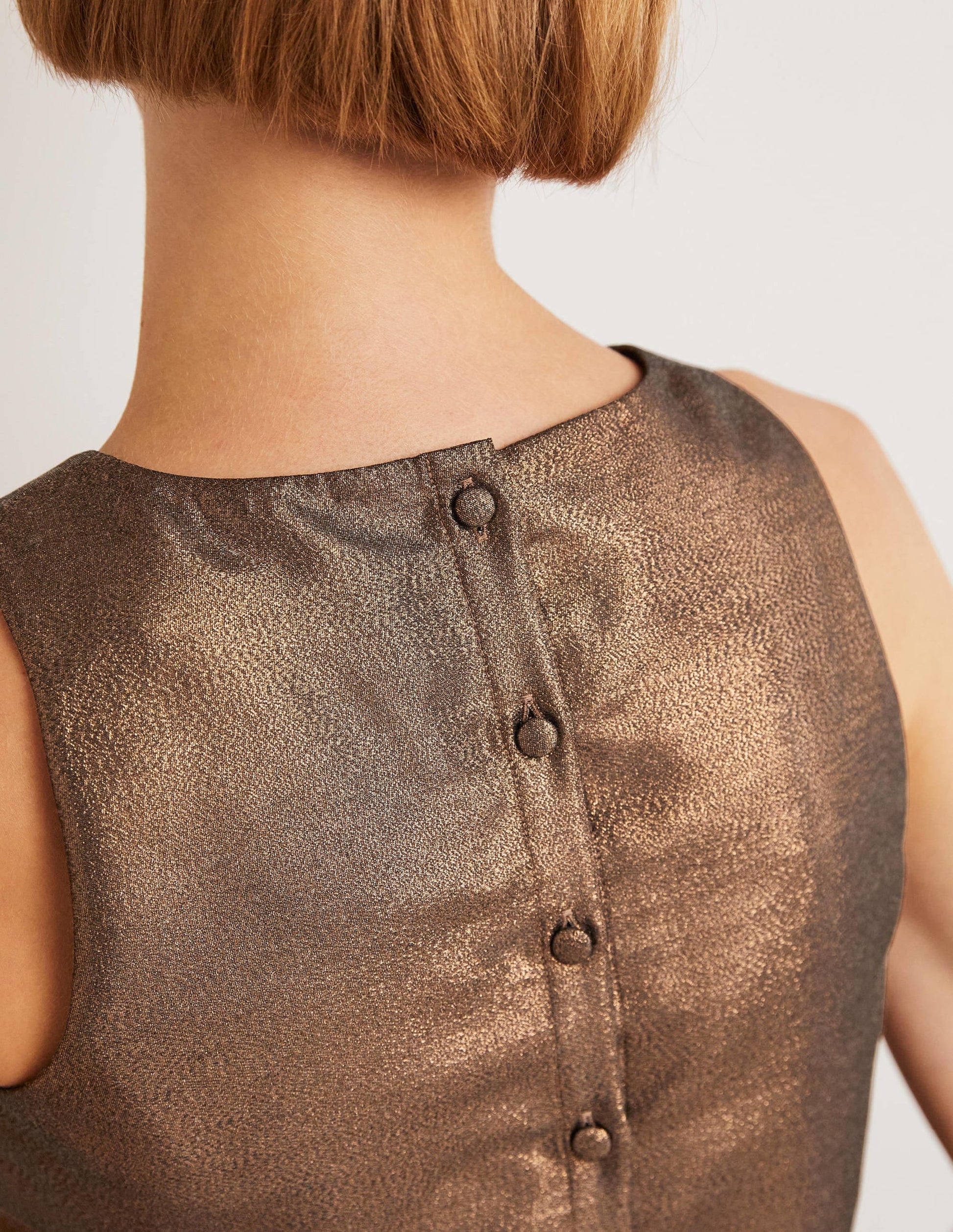 Scarlett Cropped Top-Bronze Lurex-4