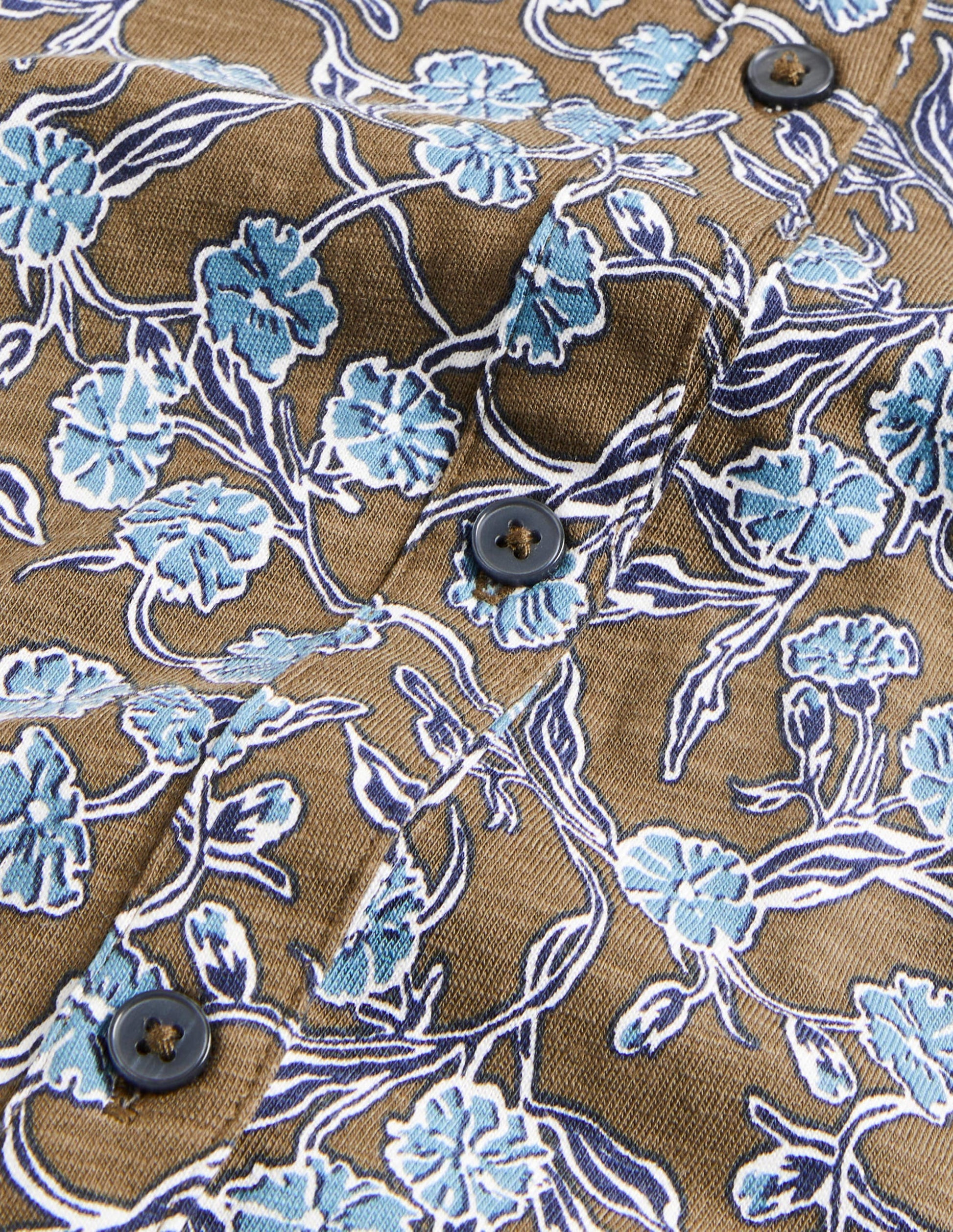 Deep Sleeve Jersey Shirt-Basil, Petal Vine-5