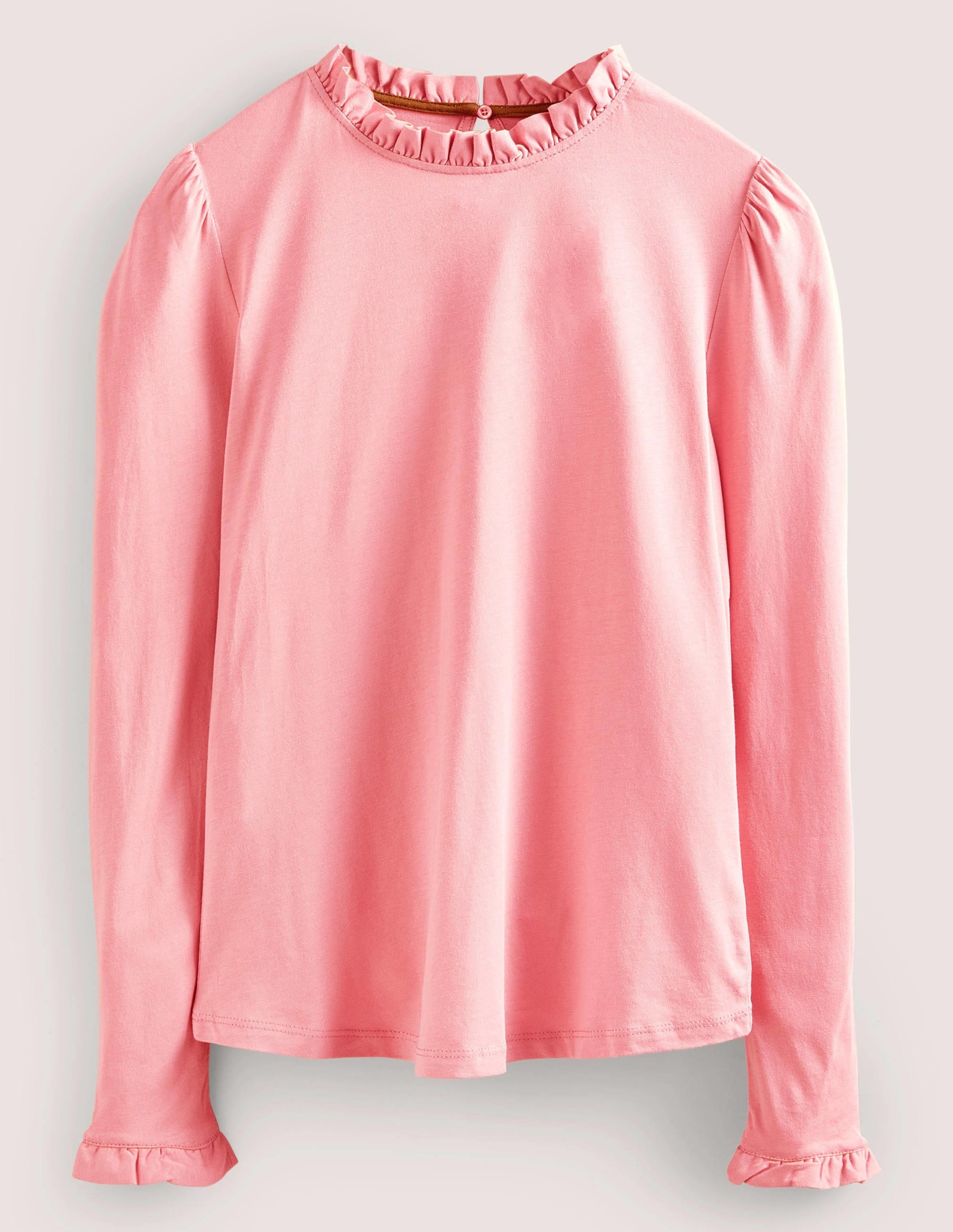 Supersoft Frill Detail Top-Wild Rose - Image 5