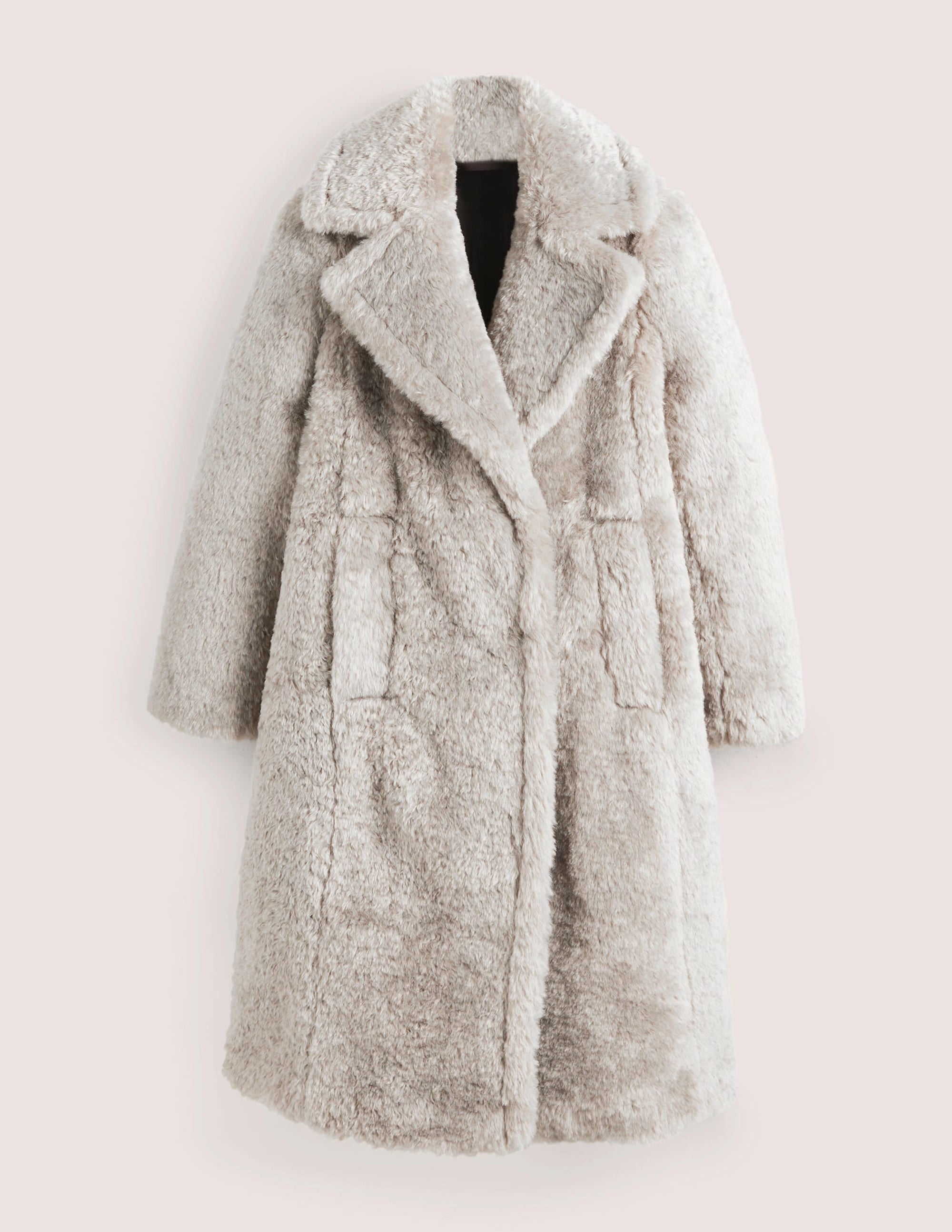 Longline Teddy Coat-Charcoal - Image 6