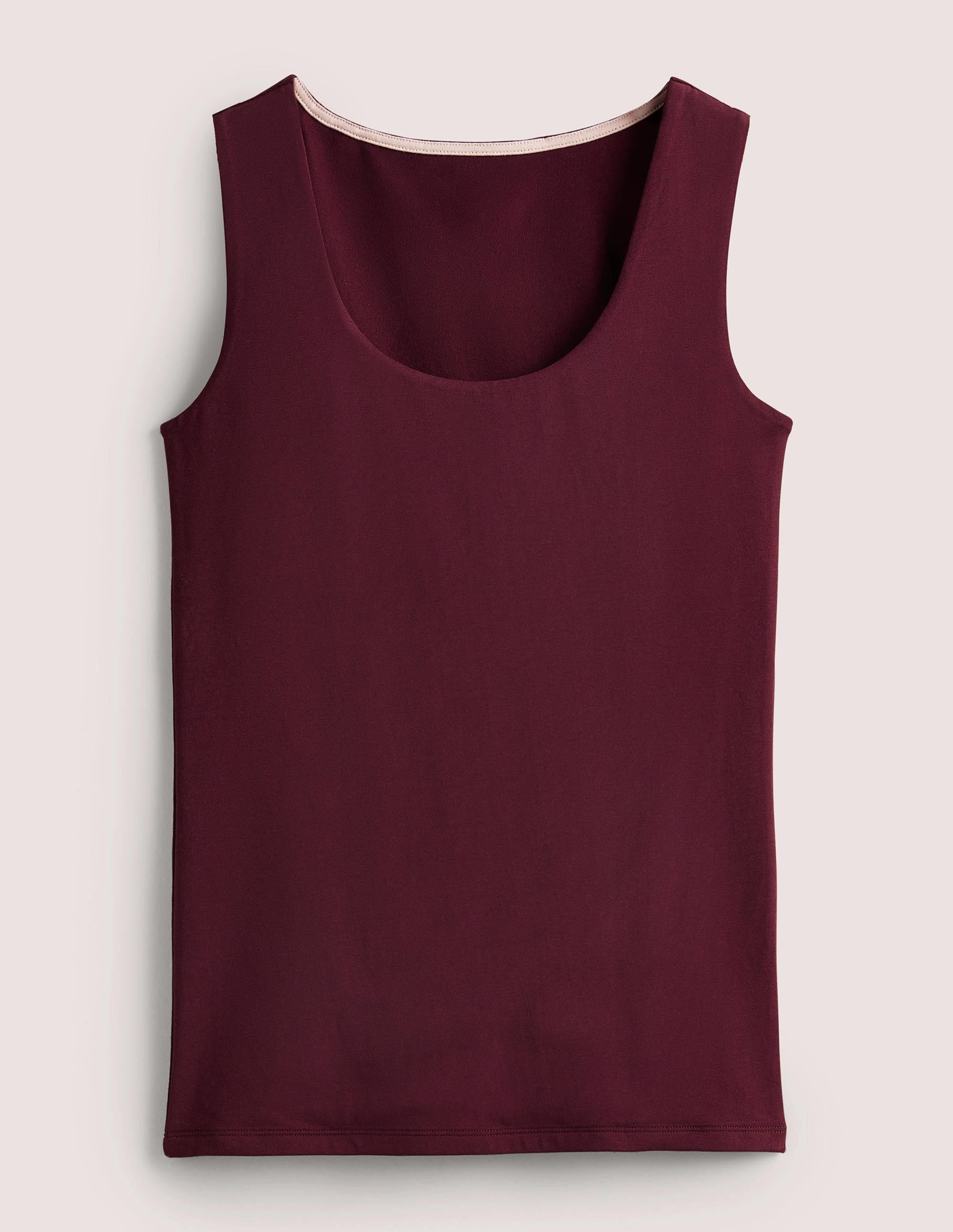 Double Layer Front Vest-Mulled Wine Purple - Image 5