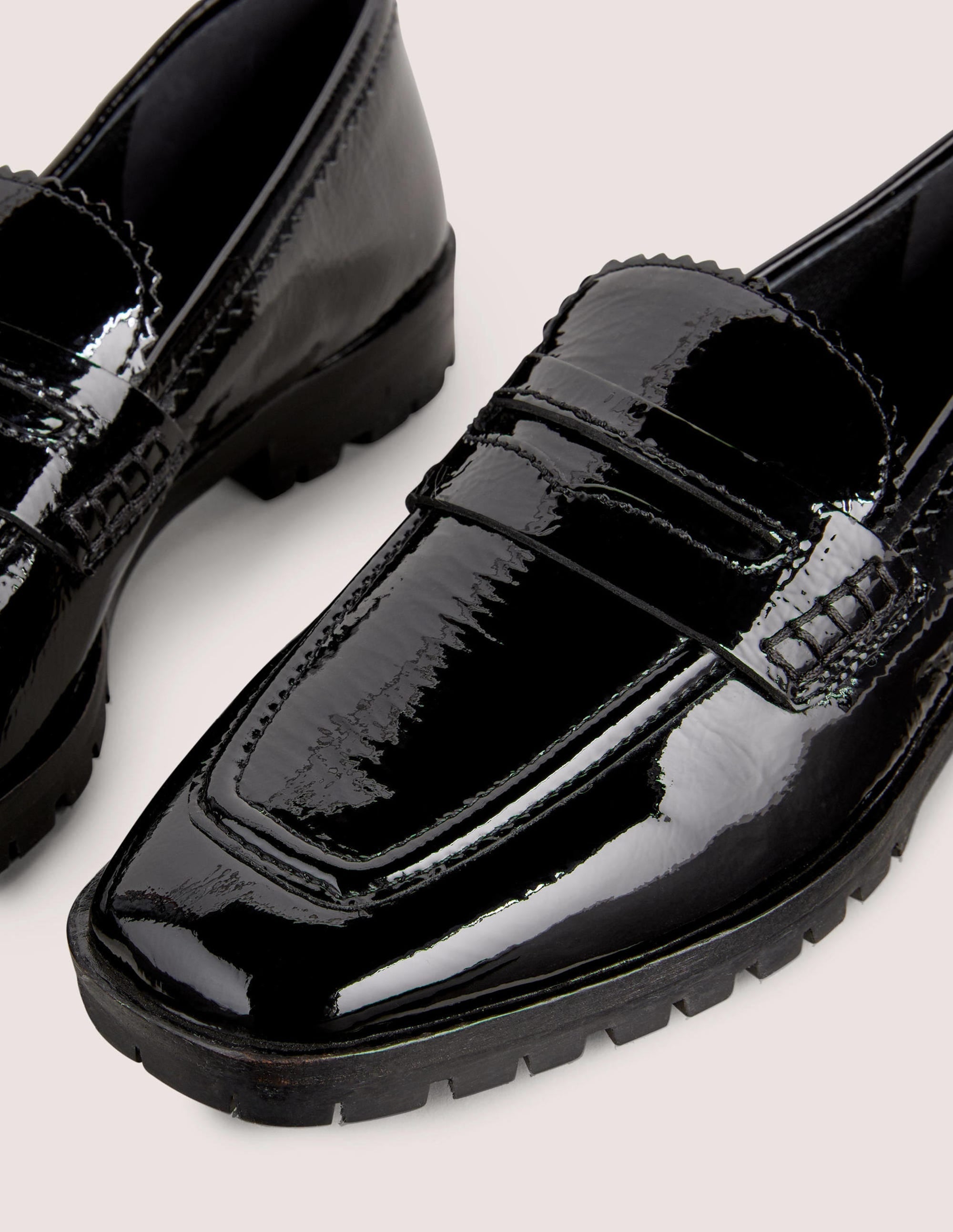 Patent Loafer-Black - Image 3