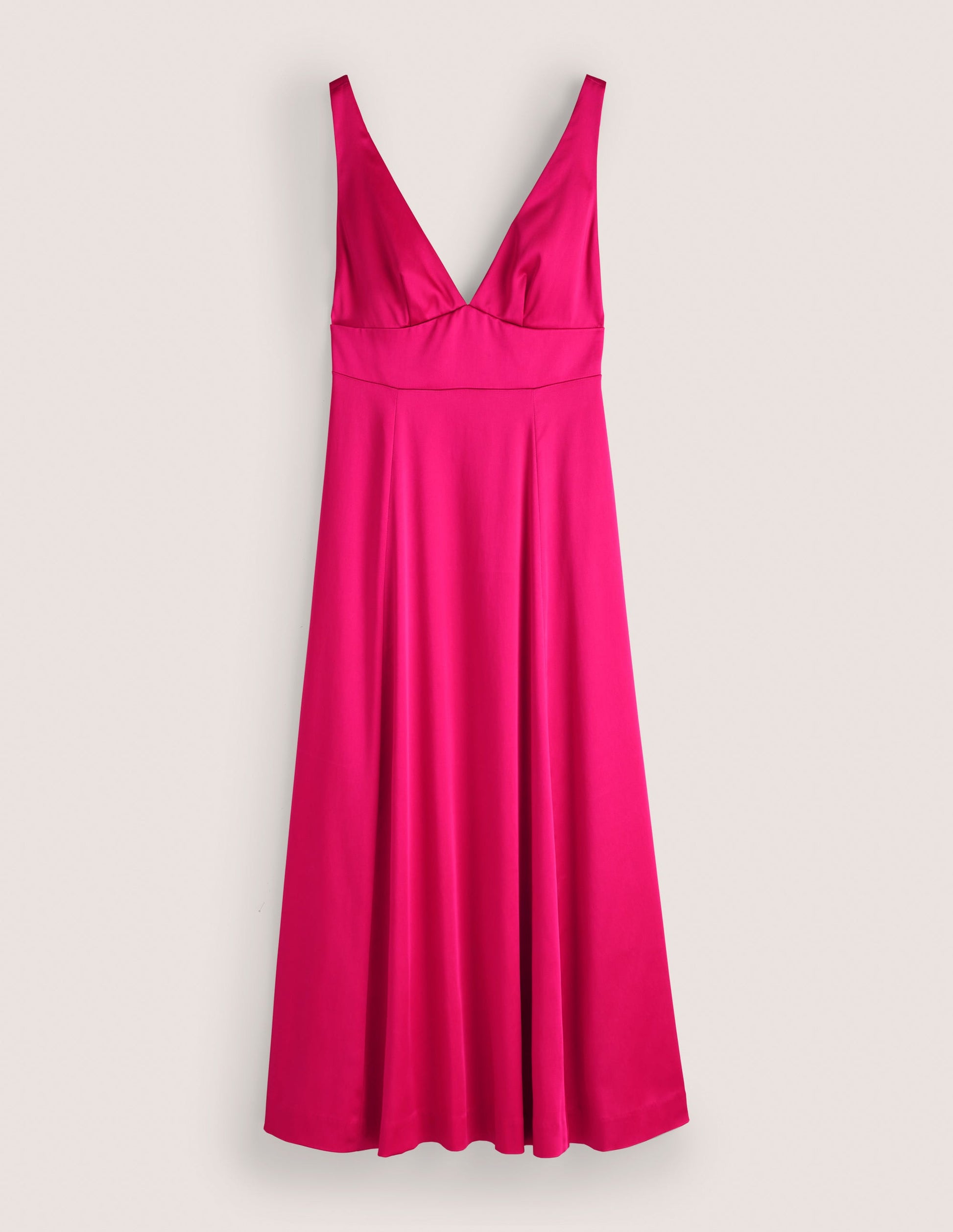 Sleeveless Fit and Flare-Wild Watermelon Pink-7