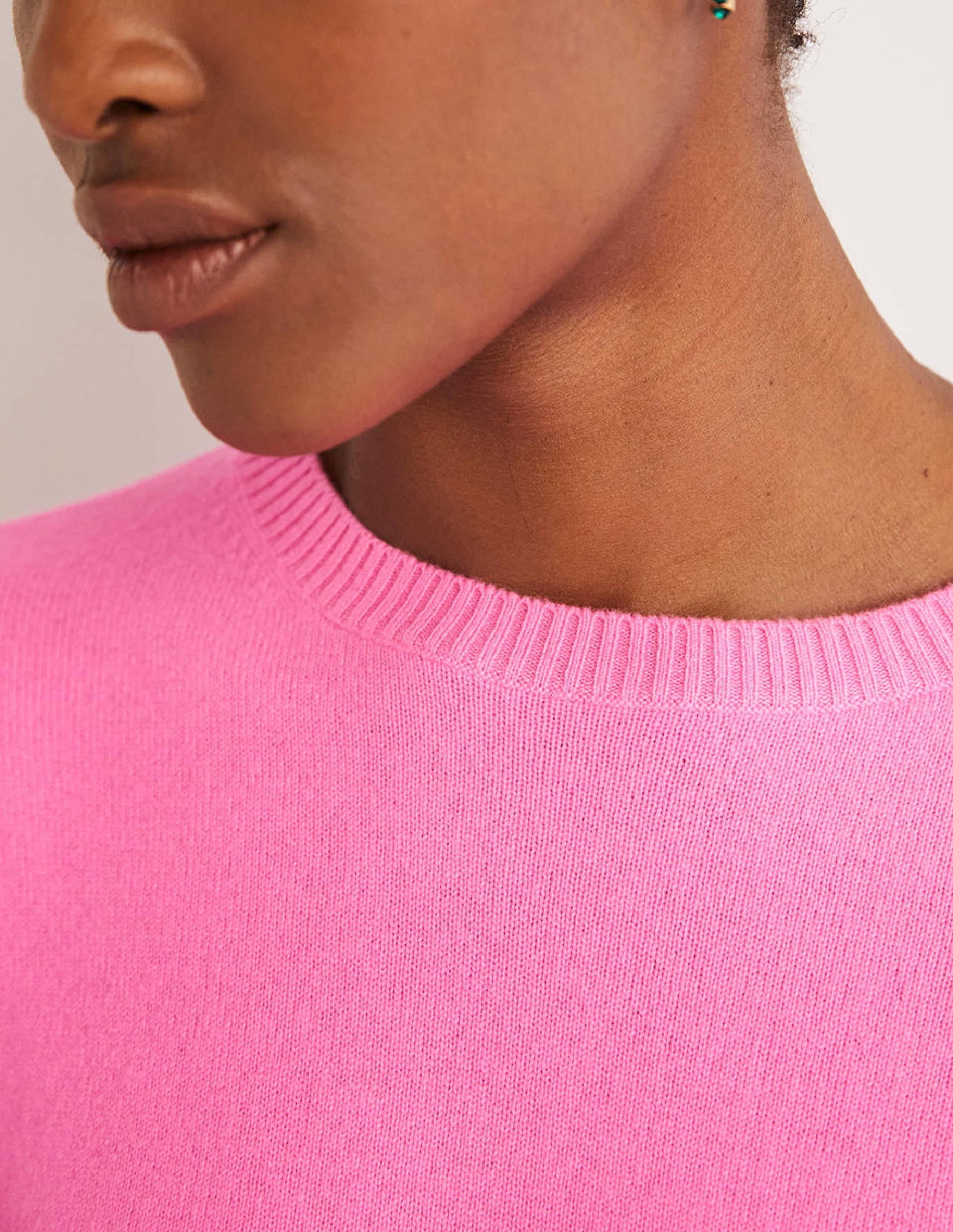 Margot Cashmere Jumper-Pink, Red Ombre - Image 2