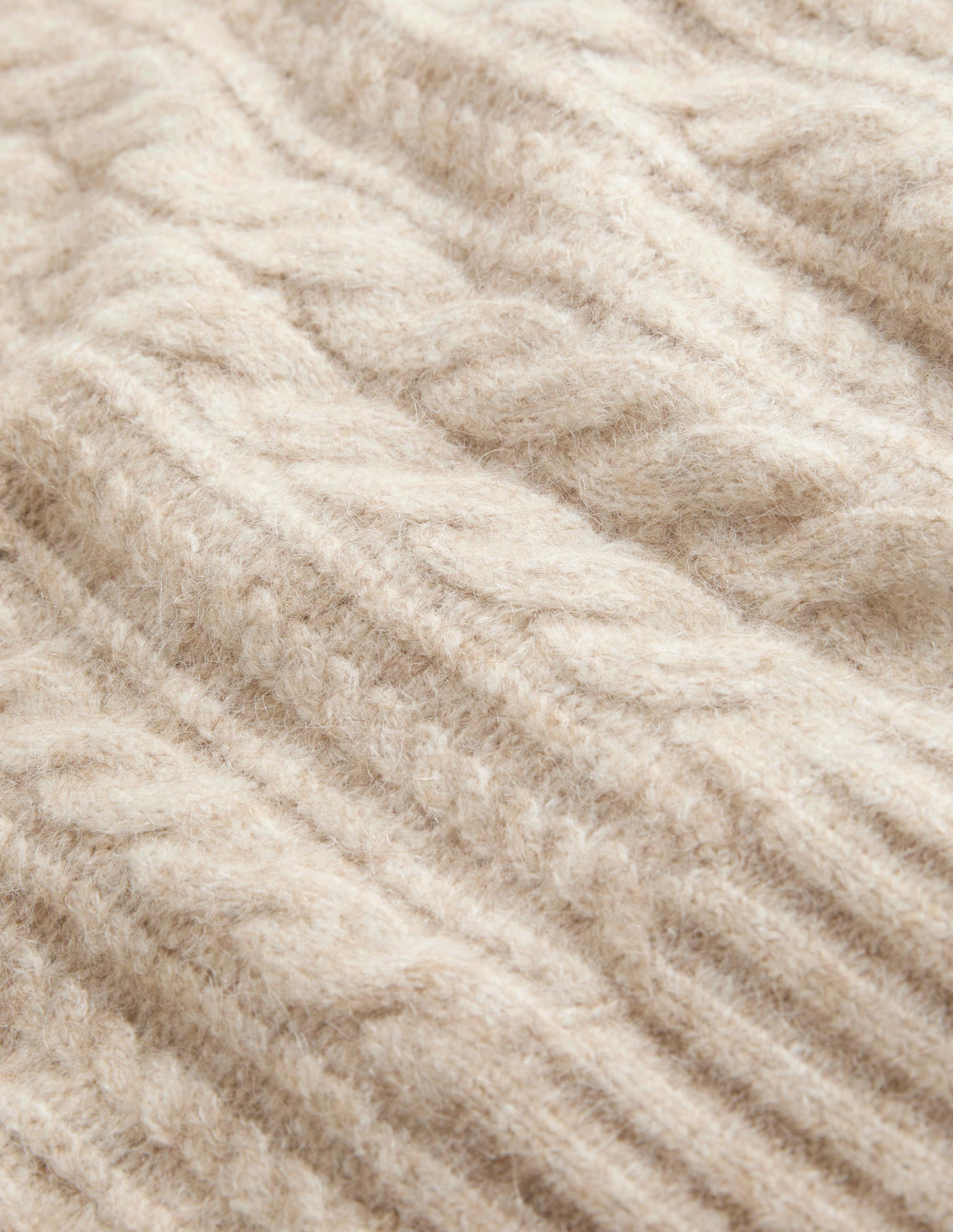 Relaxed Cable Tank Top-Chinchilla Melange - Image 6