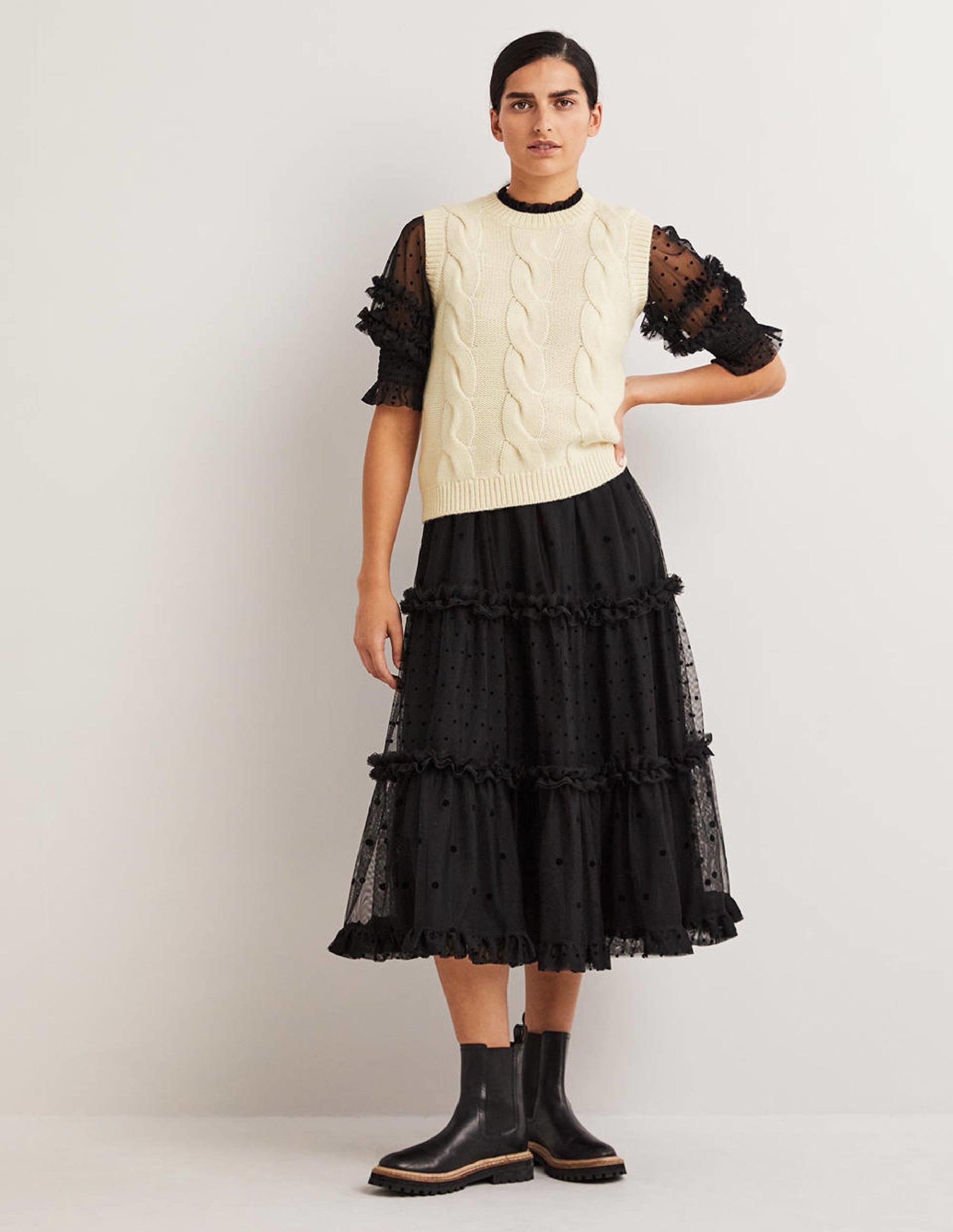 Cable Tank-Warm Ivory - Image 5