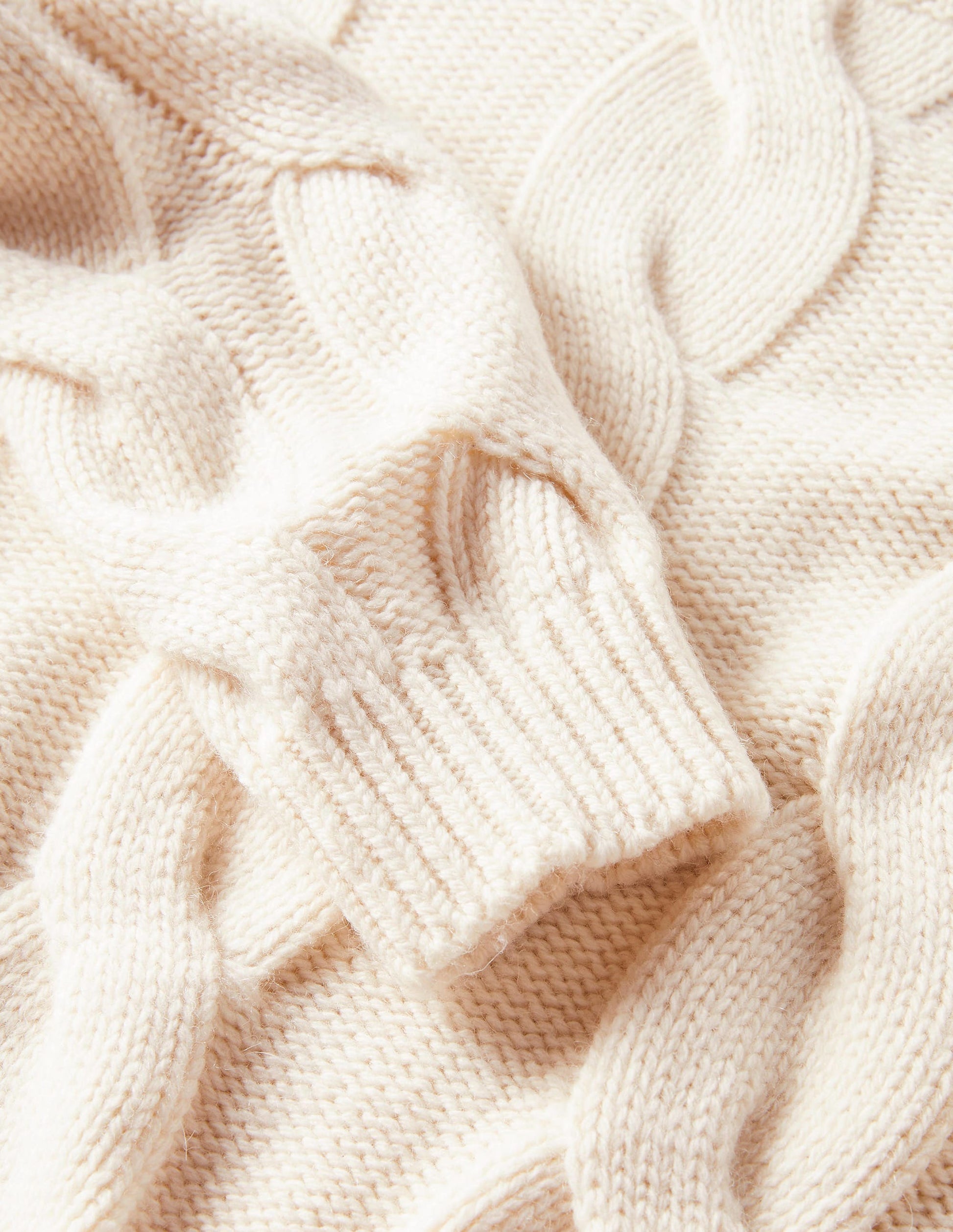 Chunky Cable Jumper-Warm Ivory-7