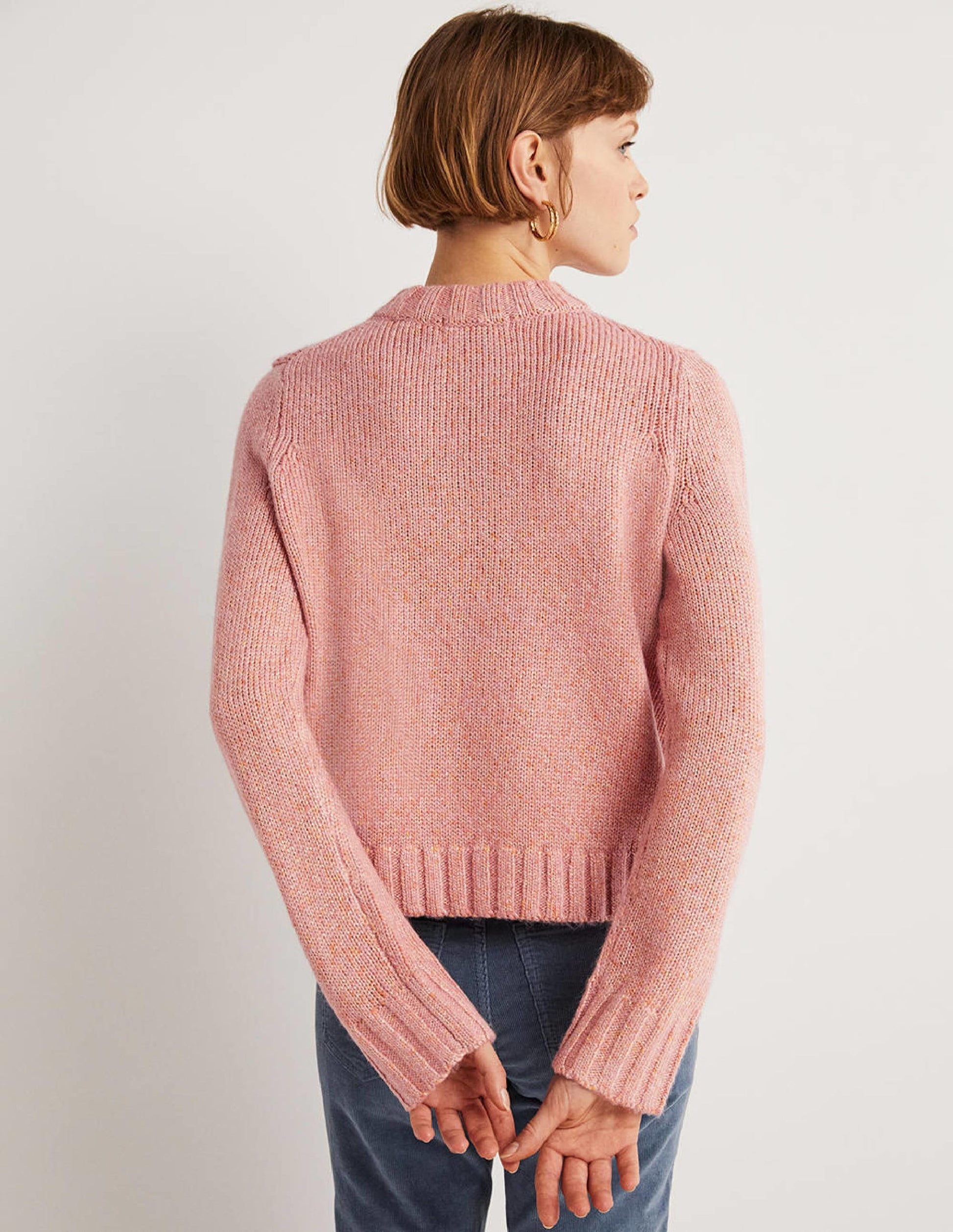 Speckled Fluffy Jumper-Pink Frosting-3
