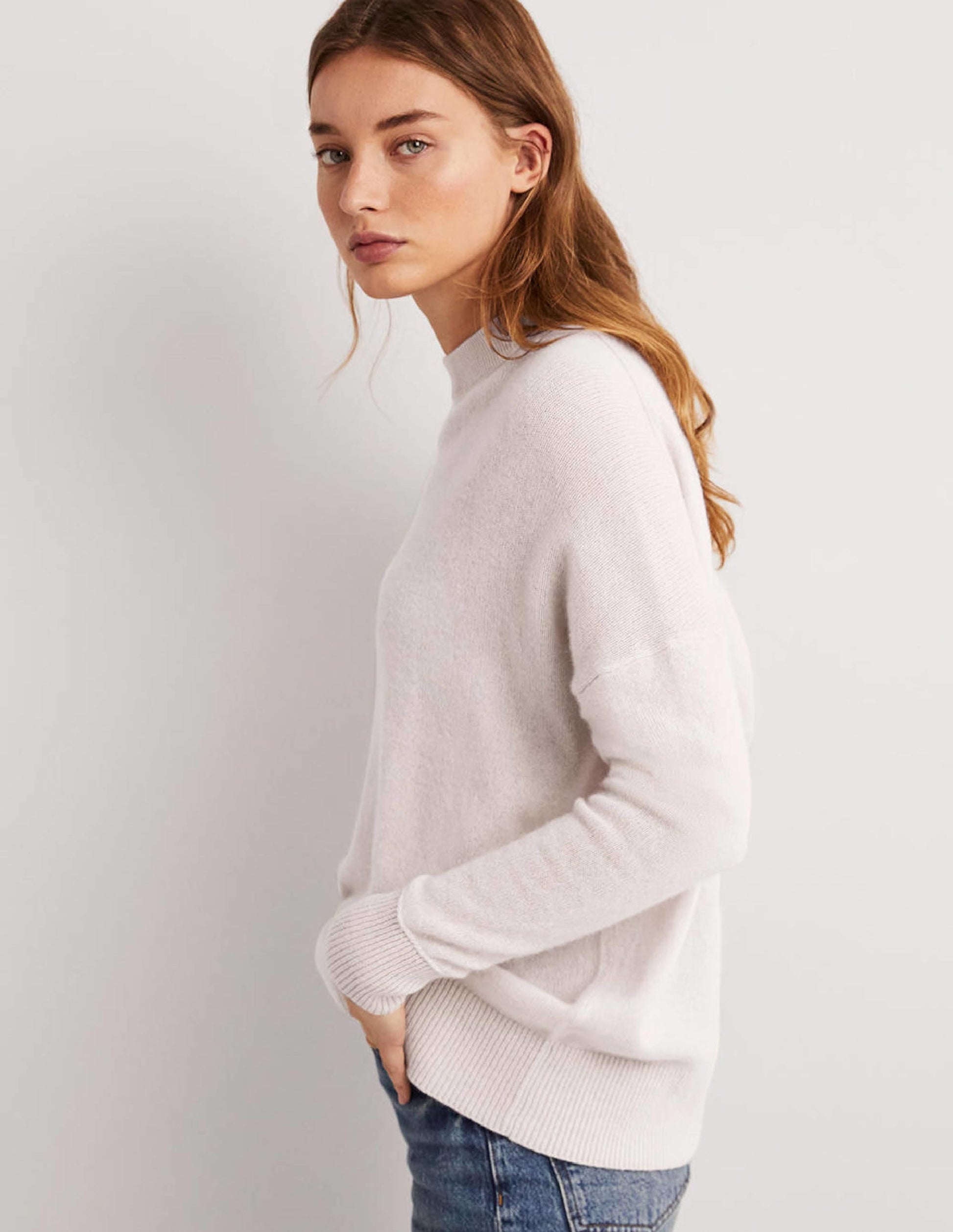 Cashmere Boyfriend Crew Jumper-Rope-5