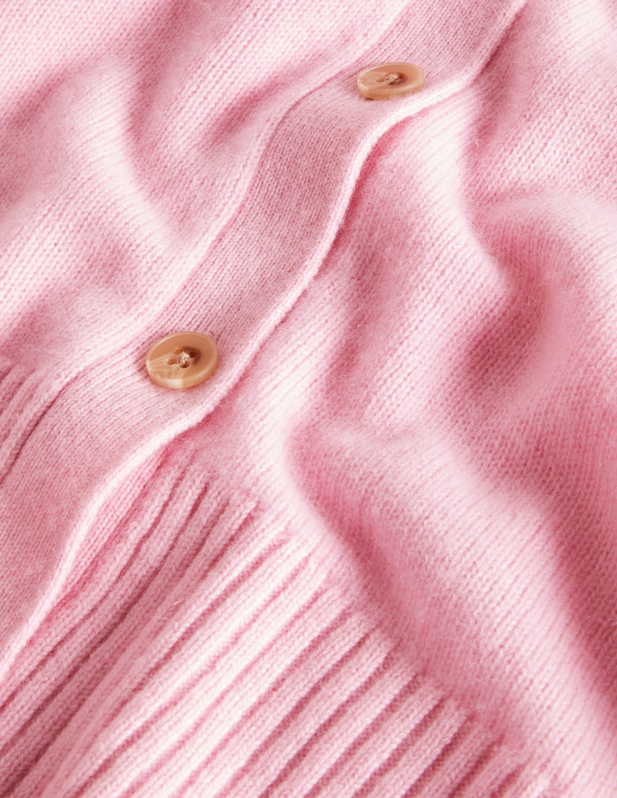 Long Cashmere Cardigan-Cameo Pink - Image 7