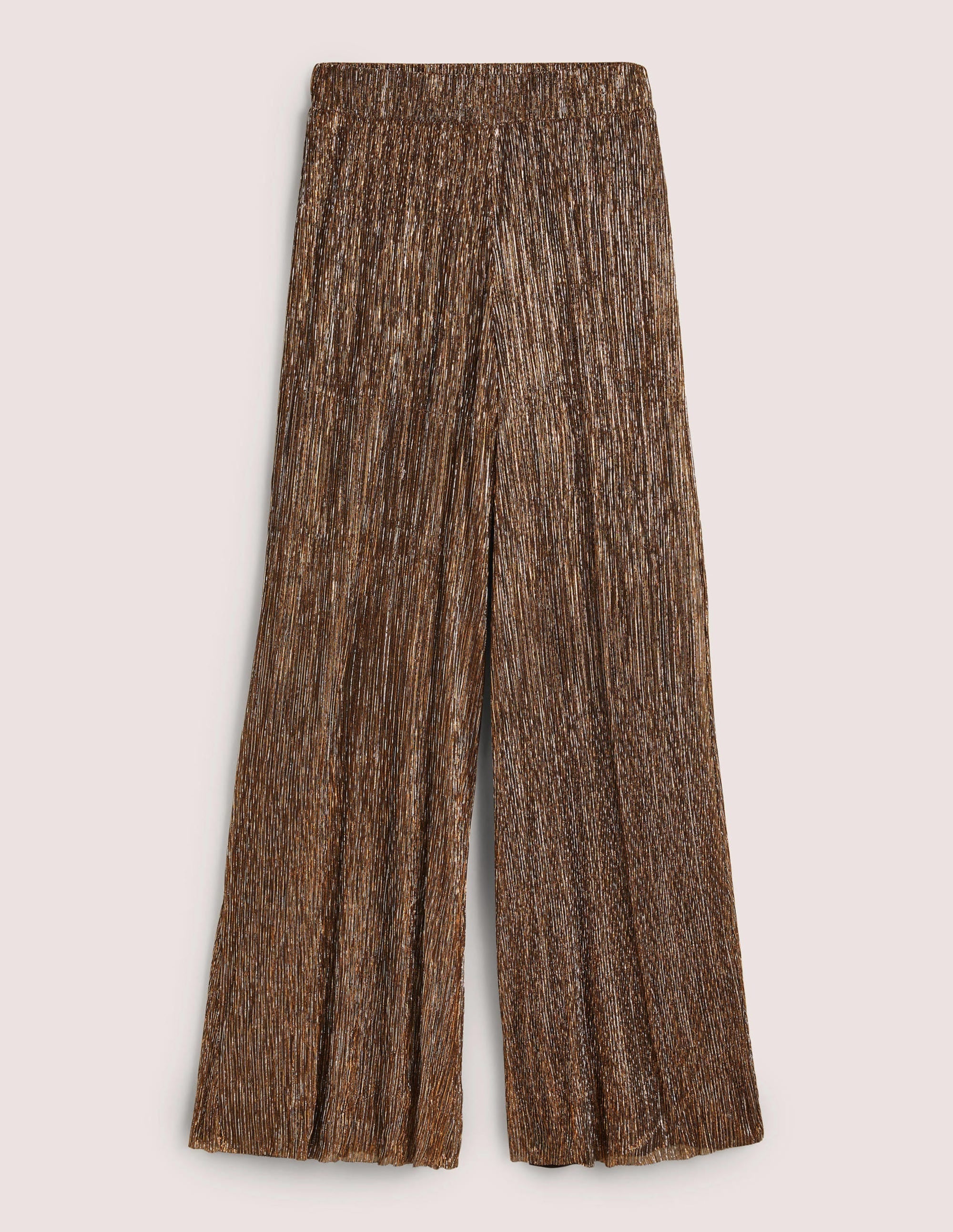 Metallic Party Trousers-Gold, Black Lurex - Image 5