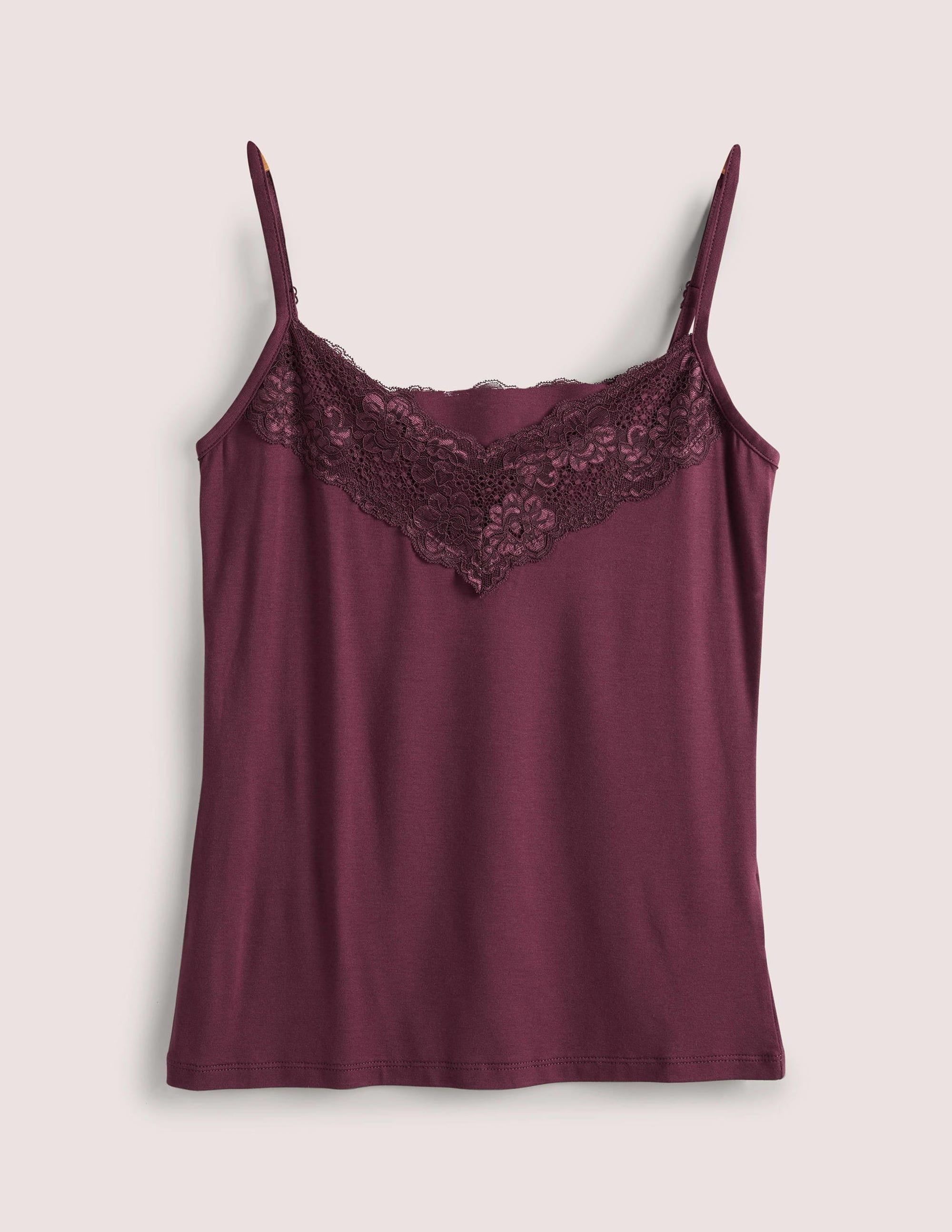 Lace Cami Top-Berry - Image 6