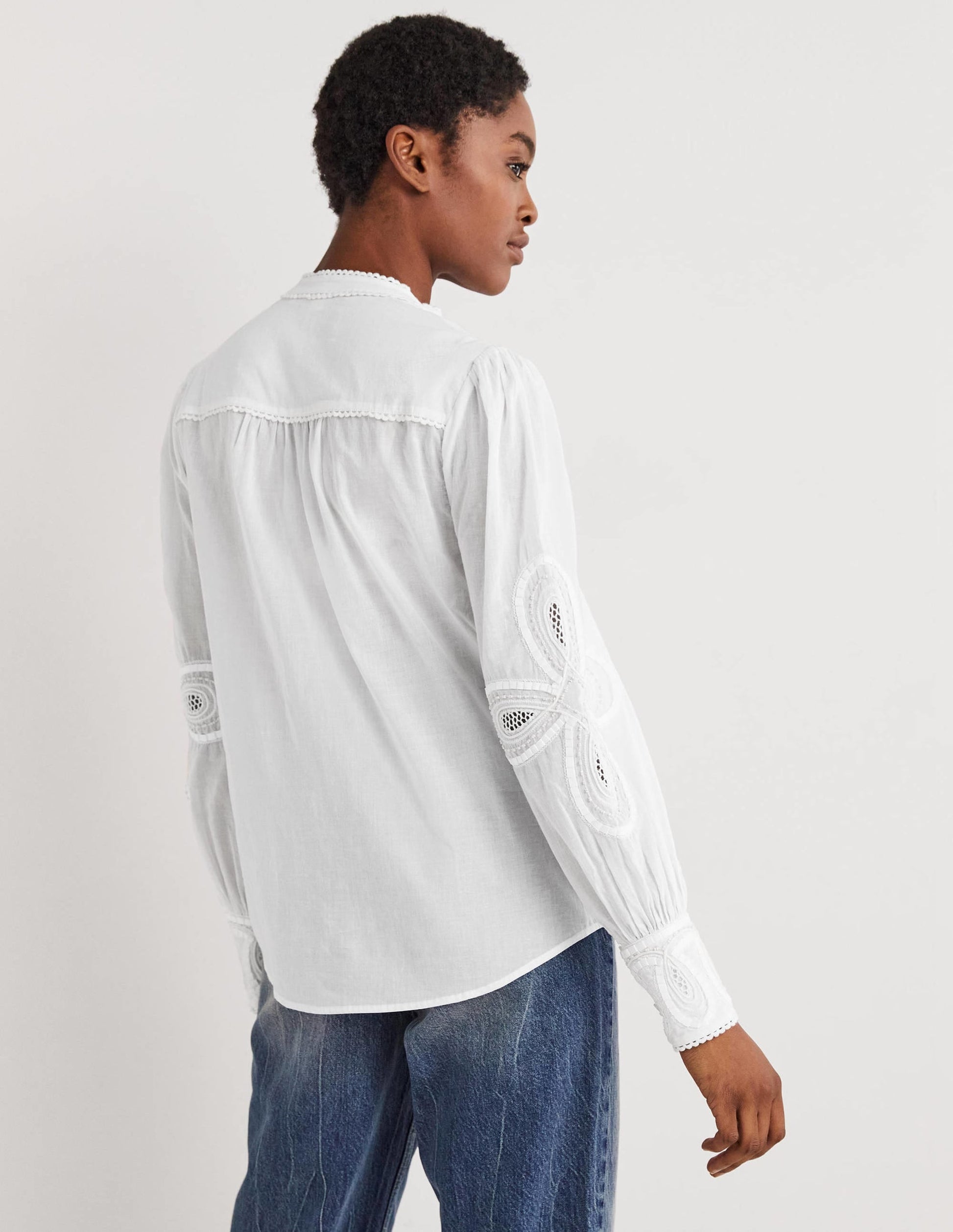 Embroidered Shirt-White-3