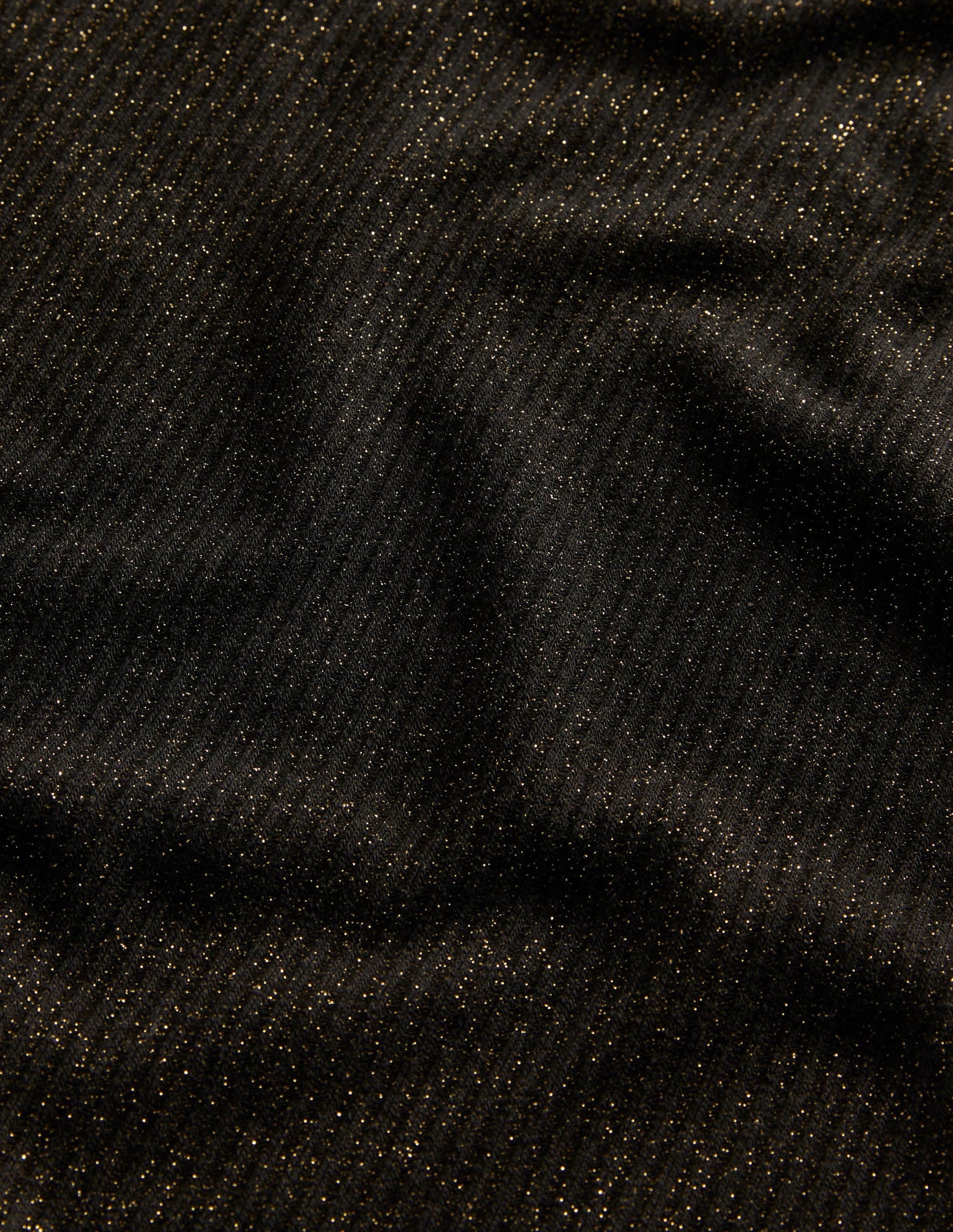 Sparkle Shrunken T-Shirt-Black/Gold Sparkle-7