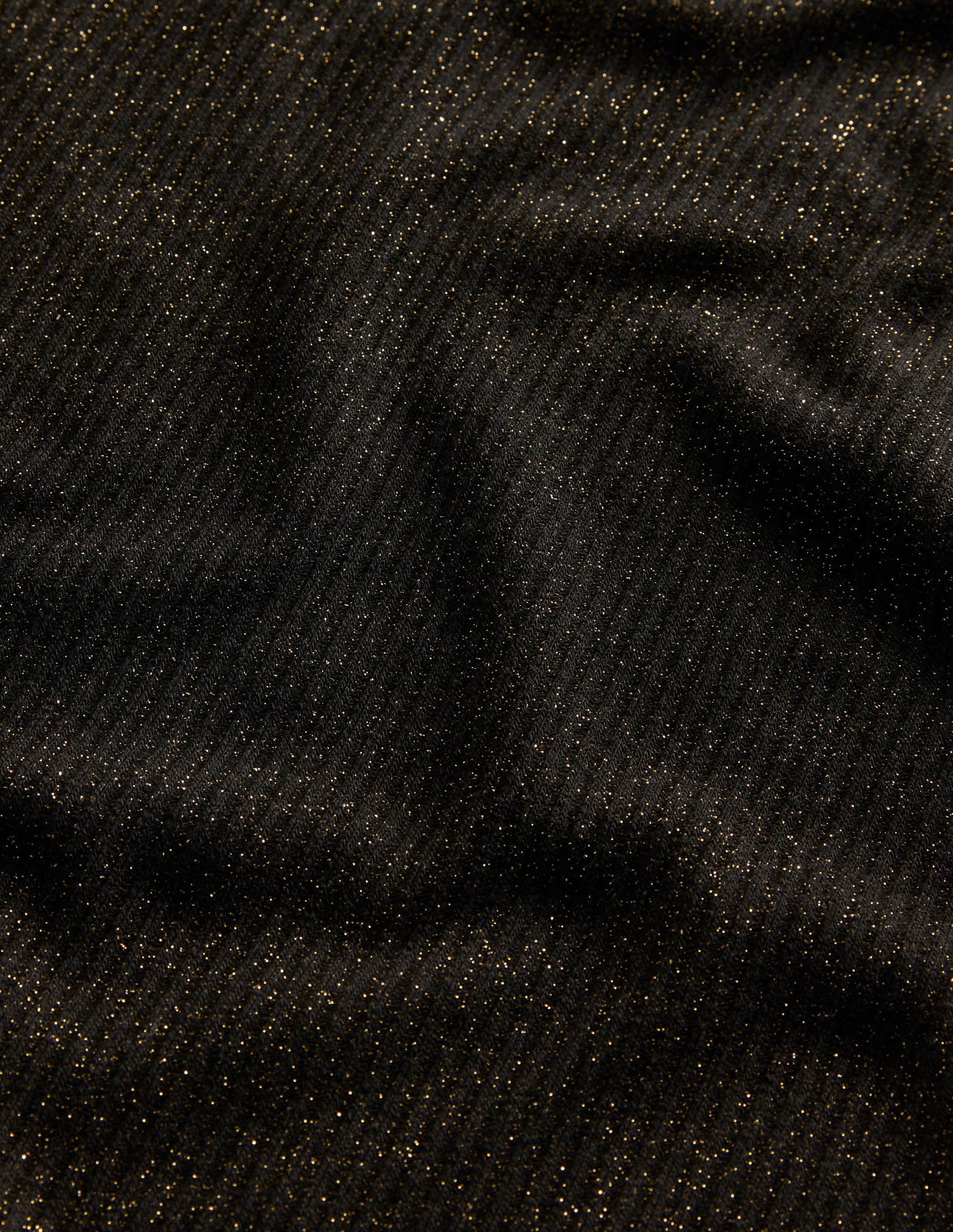 Sparkle Shrunken T-Shirt-Black/Gold Sparkle - Image 7