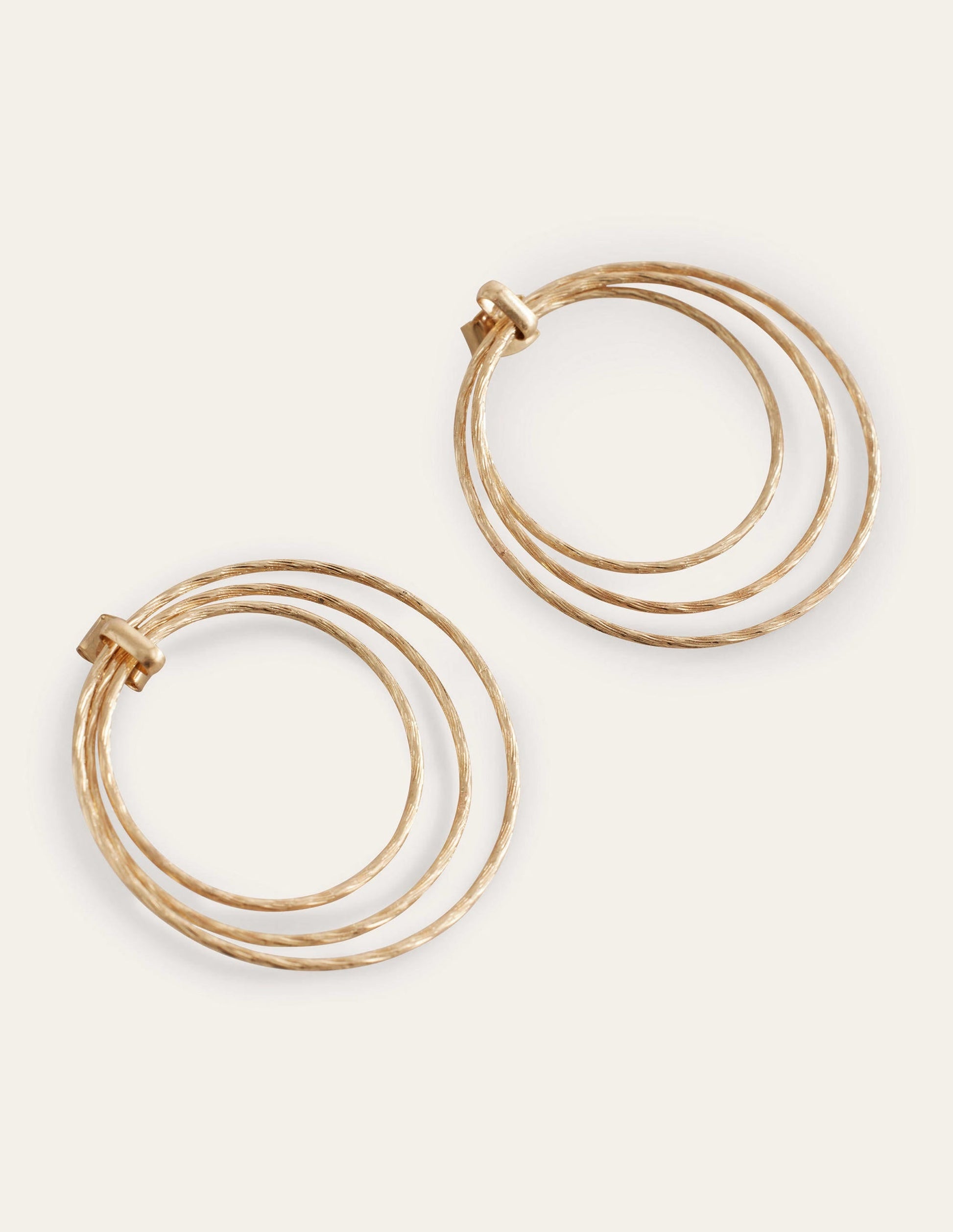 Wire Ring Layered Hoops-Gold-2